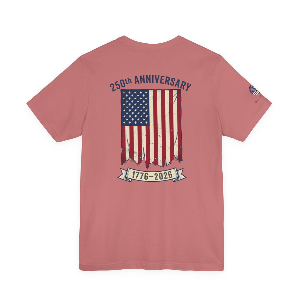 1776–2026 250th Anniversary Flag T-Shirt
