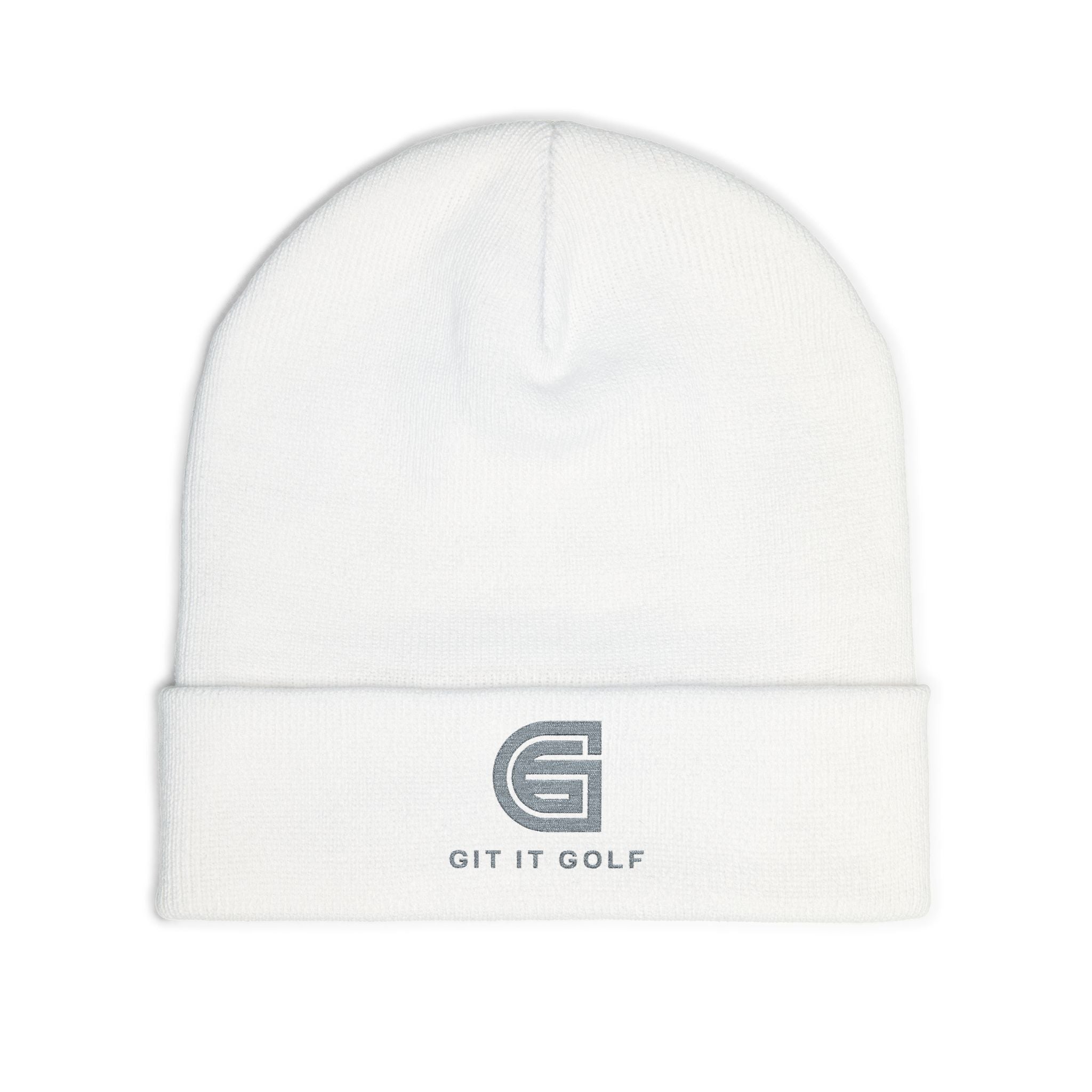 Embroidered Knit Beanie for Golf Lovers, Stylish Winter Hat, Unisex Beanie, Personalized Gift, Warm Headwear