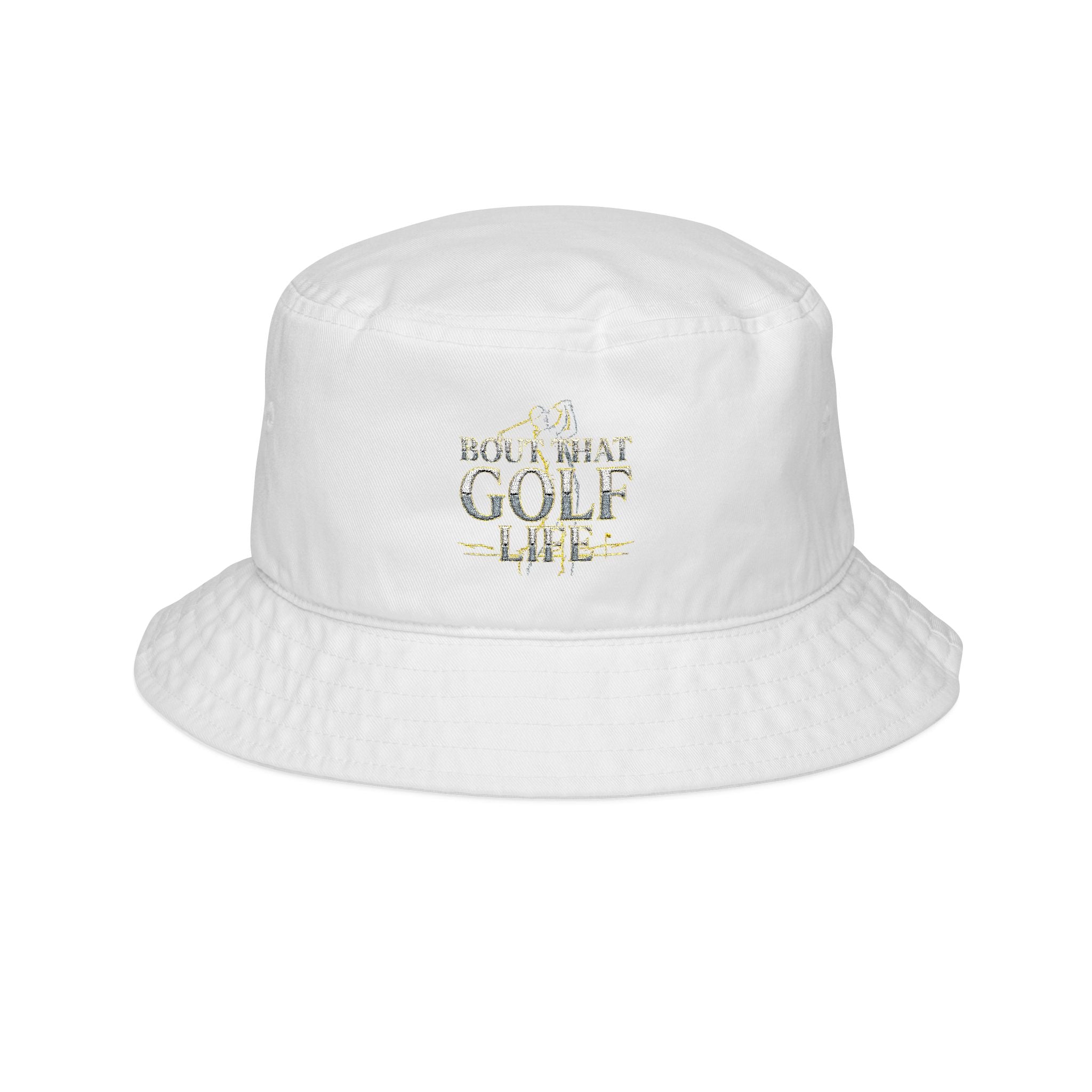 Bout That Life Embroidered Bucket Hat — Casual Summer Streetwear