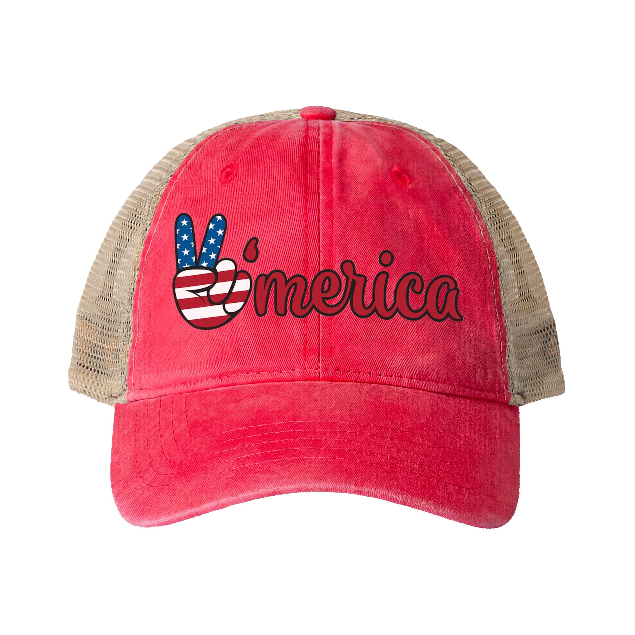 Women's Washed Mesh-Back Cap