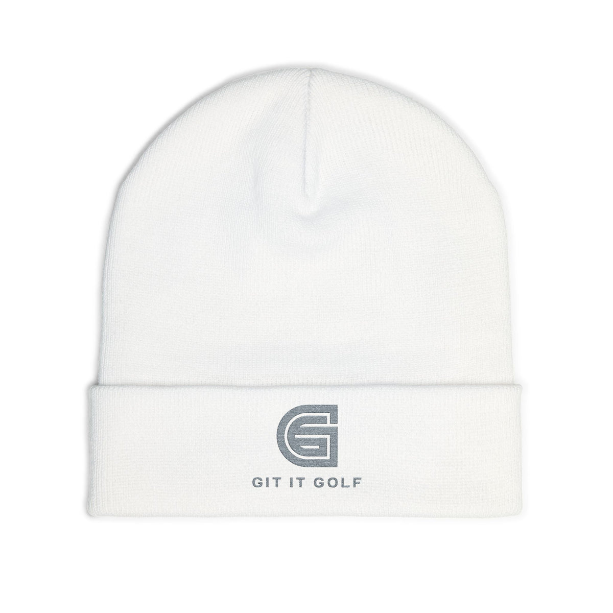 Embroidered Knit Beanie for Golf Lovers, Stylish Winter Hat, Unisex Beanie, Personalized Gift, Warm Headwear