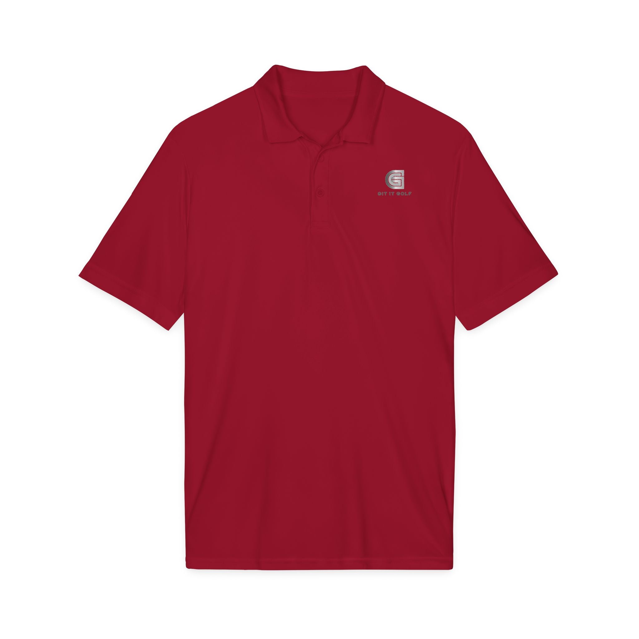 DTF Logo Polo — 'G' Crest with "GIT IT GOLF “Text