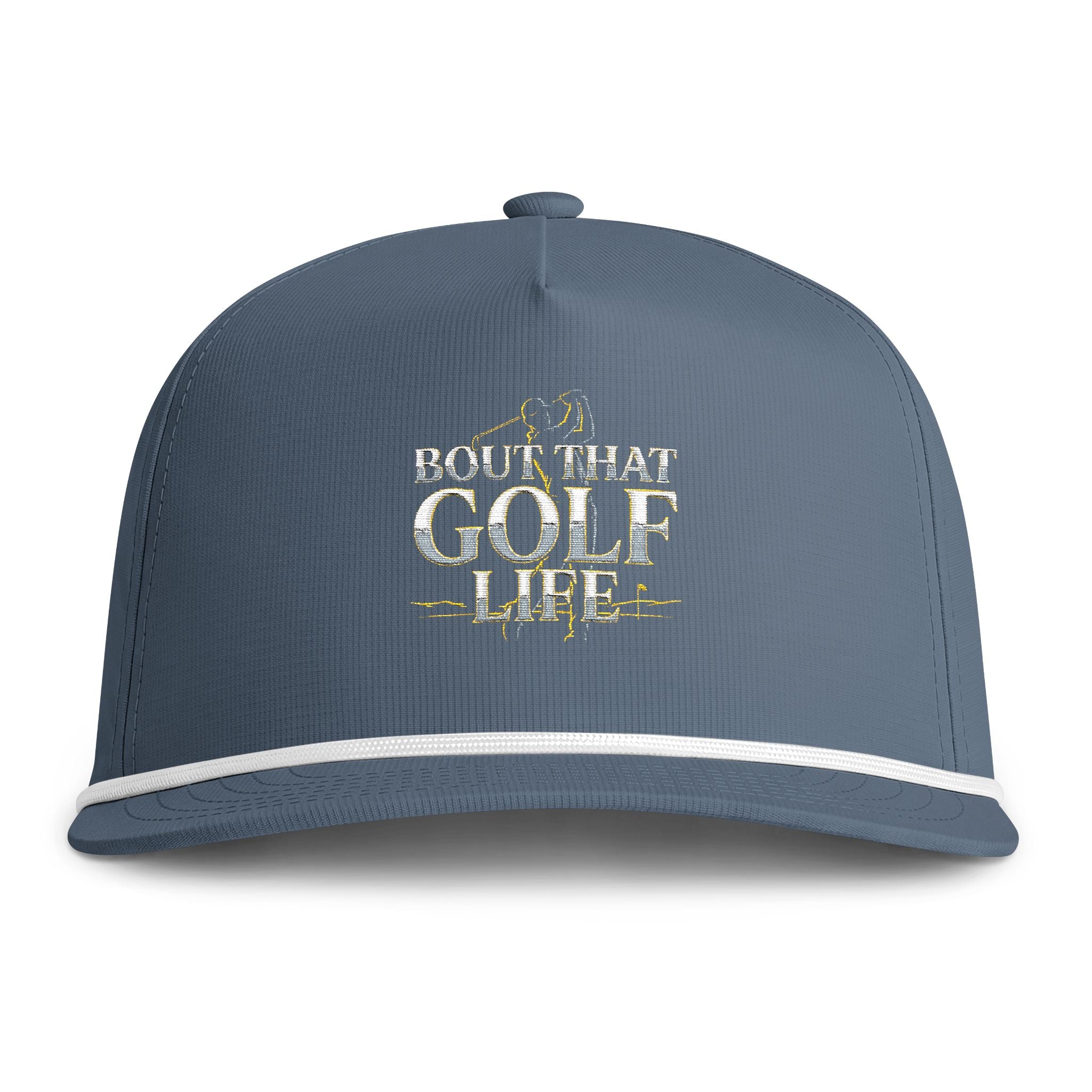 Golf Rope Cap — "Bout That Golf Life" Embroidered Snapback