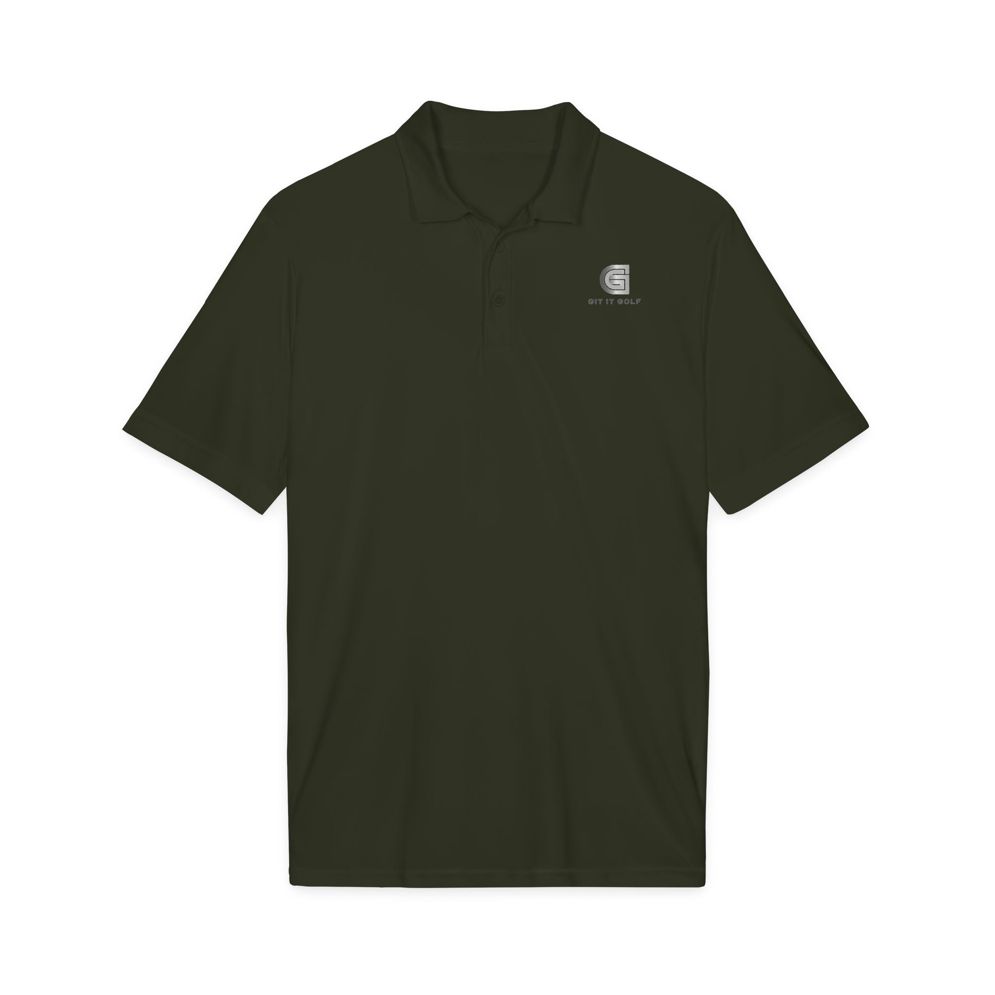 DTF Logo Polo — 'G' Crest with "GIT IT GOLF “Text