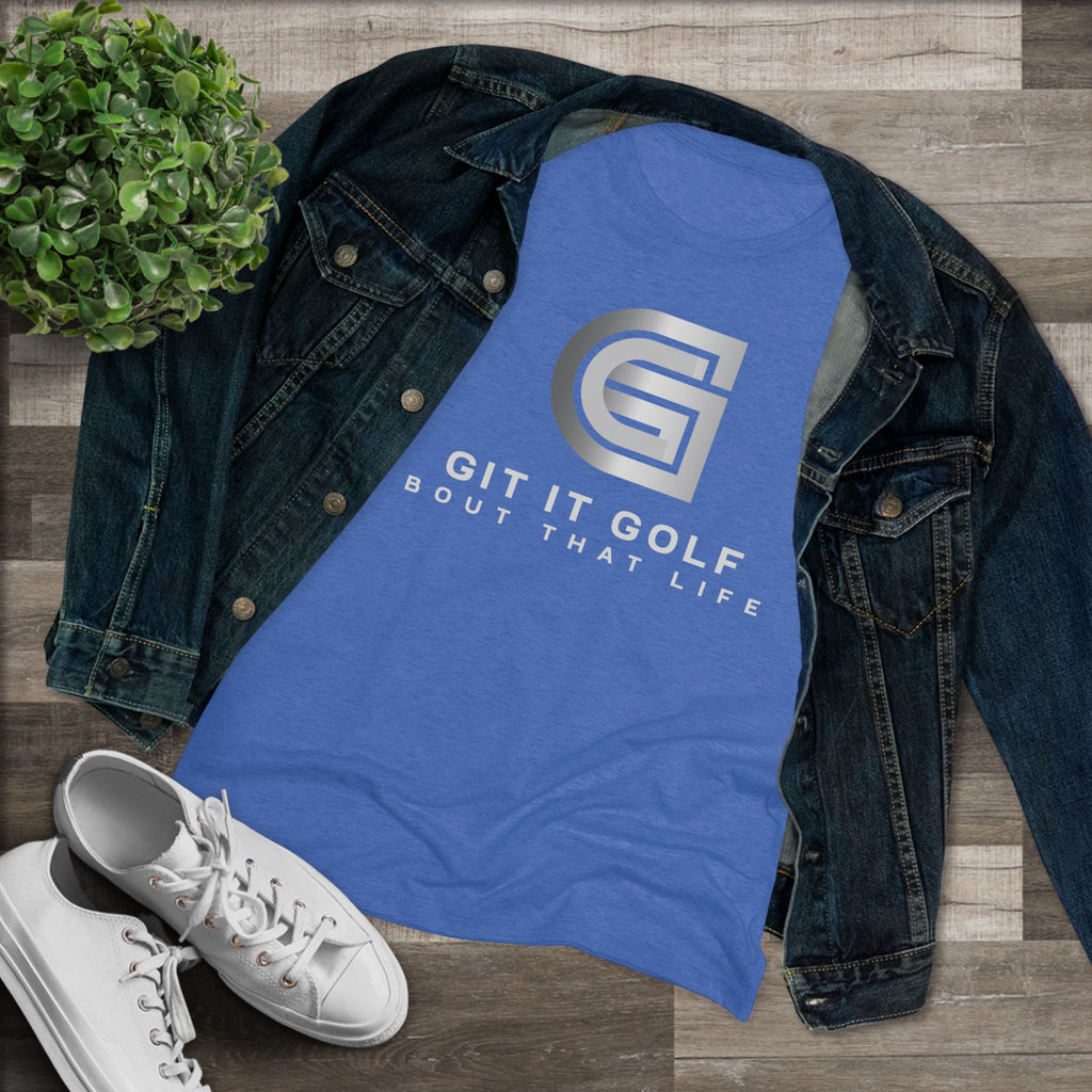 Women's Golf Triblend Tee - Perfect for Golf Lovers, Sports Events, Casual Wear, Gift for Her, Outdoor Activities