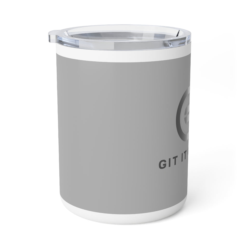 Insulated Coffee Mug 10oz - 'Git It Golf’ Minimalist Travel Tumbler