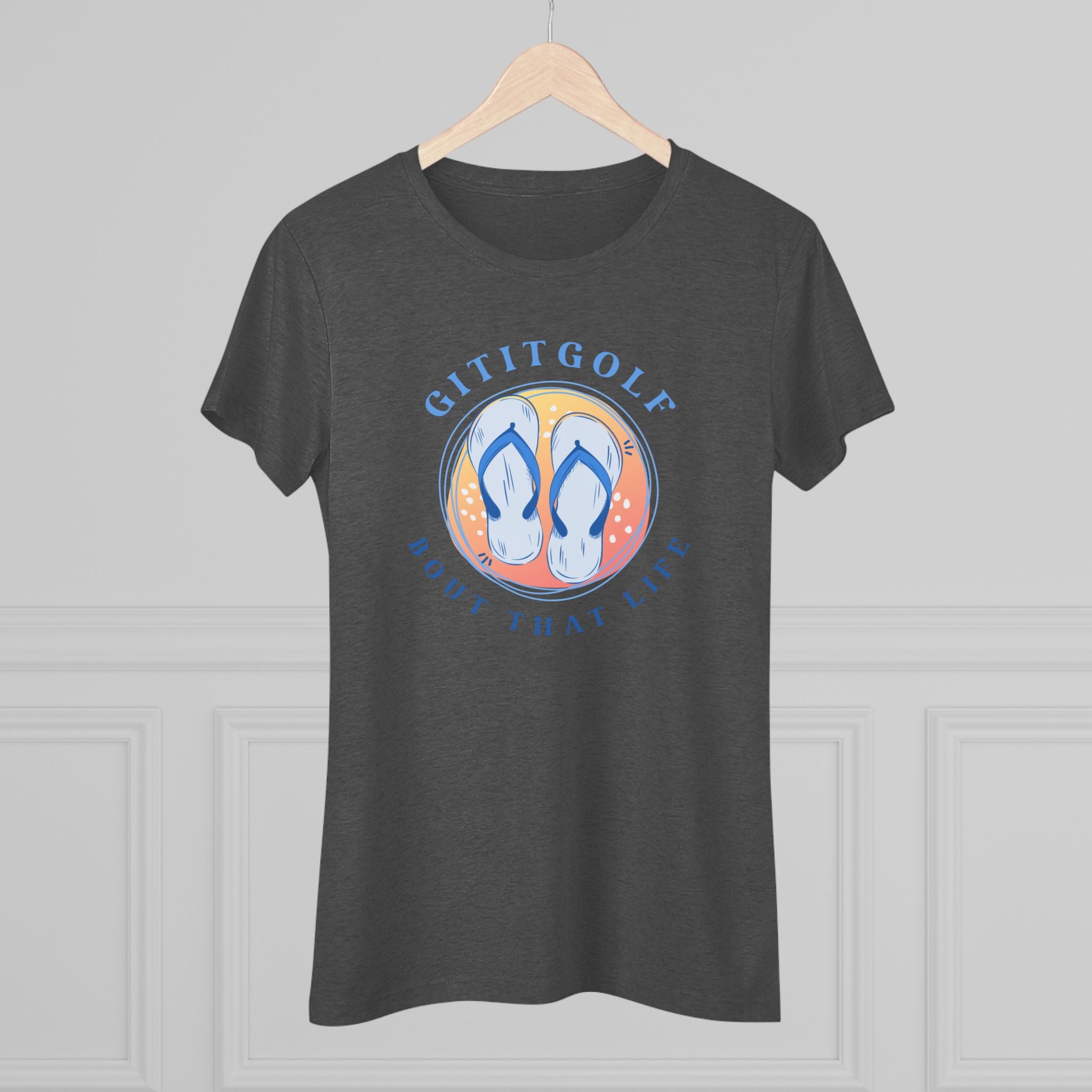 Golf-Inspired Women's Triblend Tee - Perfect for Golf Lovers, Casual Wear, Summer Outings, Gifts, and Celebration Days