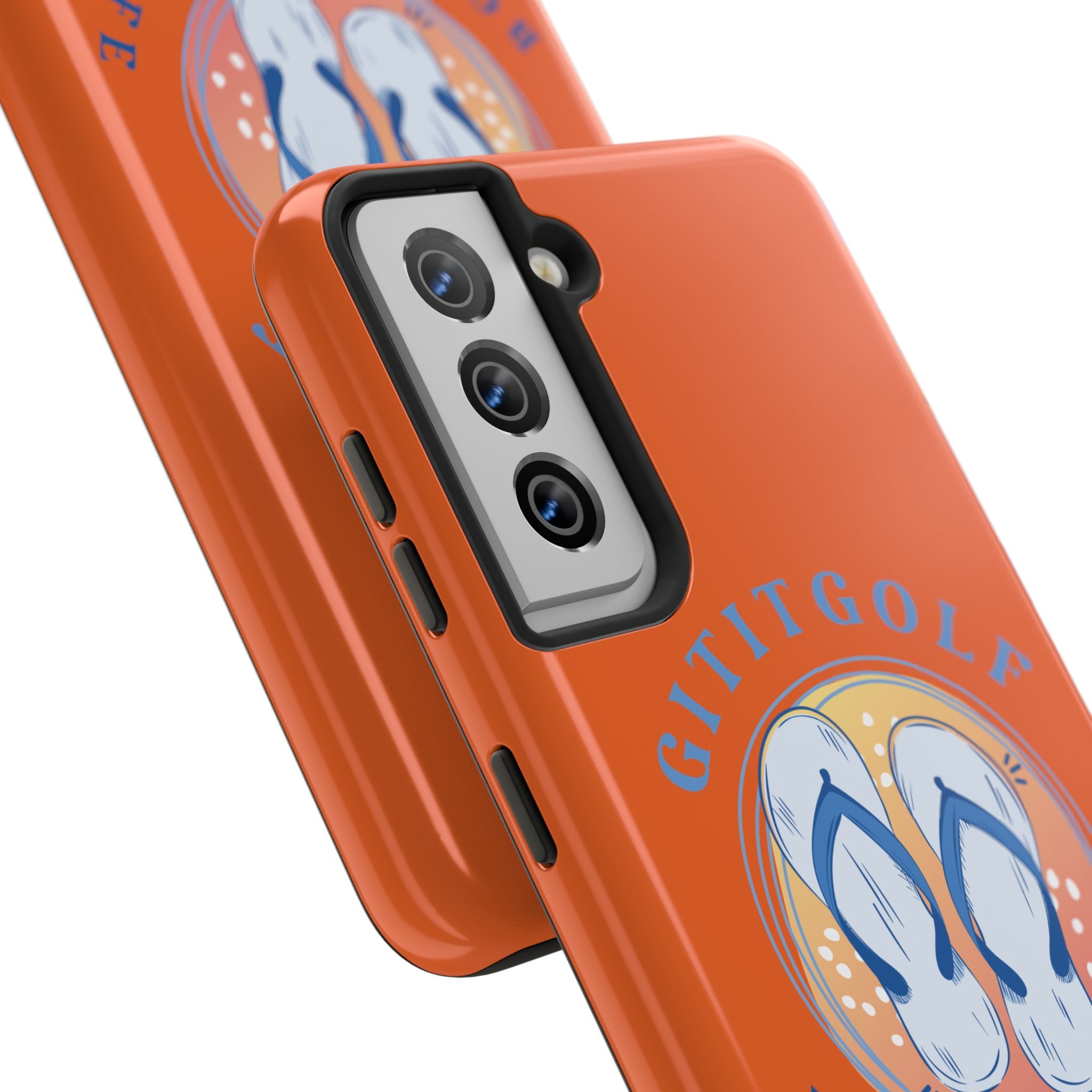 Tough Phone Case — GitItGolf 'Bout That Life Flip-Flop Design