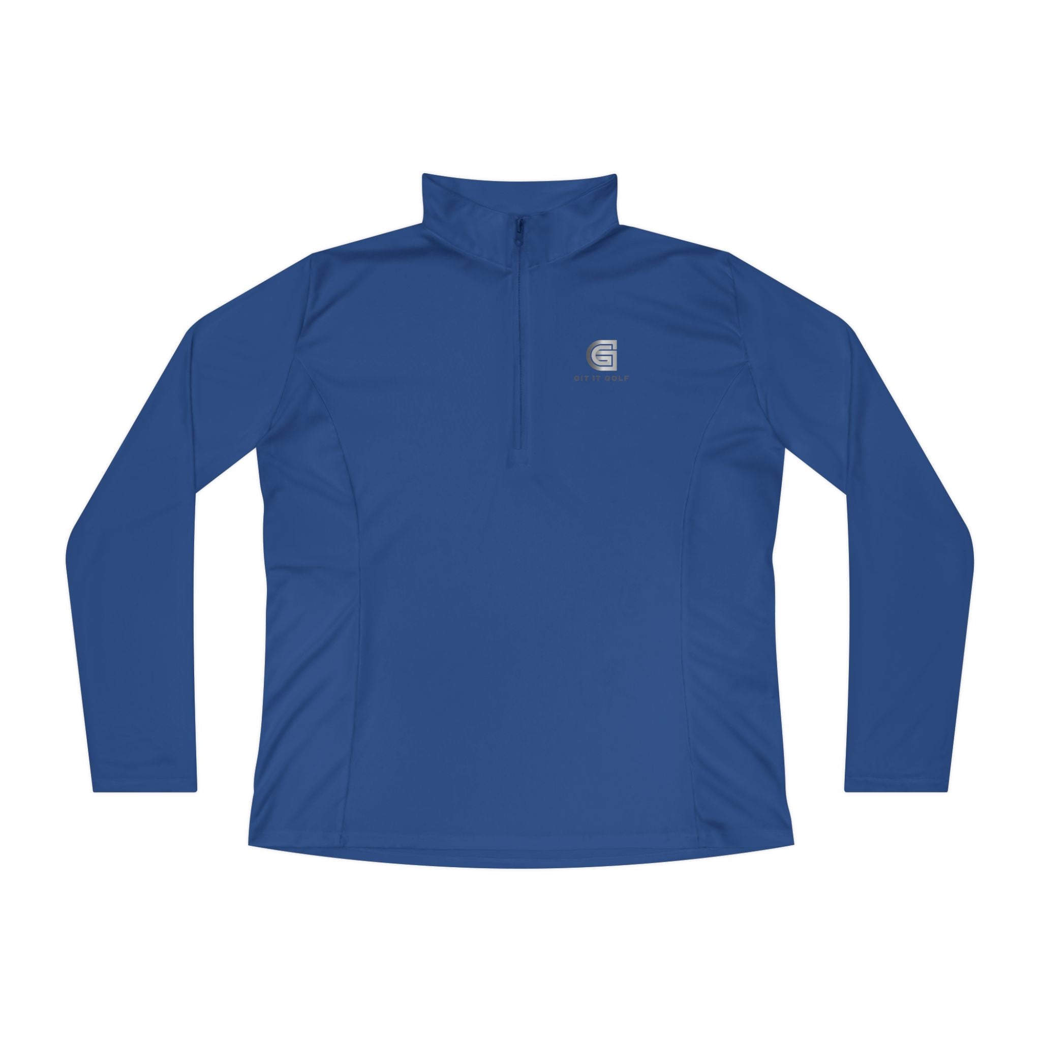 Ladies Quarter-Zip Pullover — Golf Performance Half-Zip with 'Git It Golf' Logo