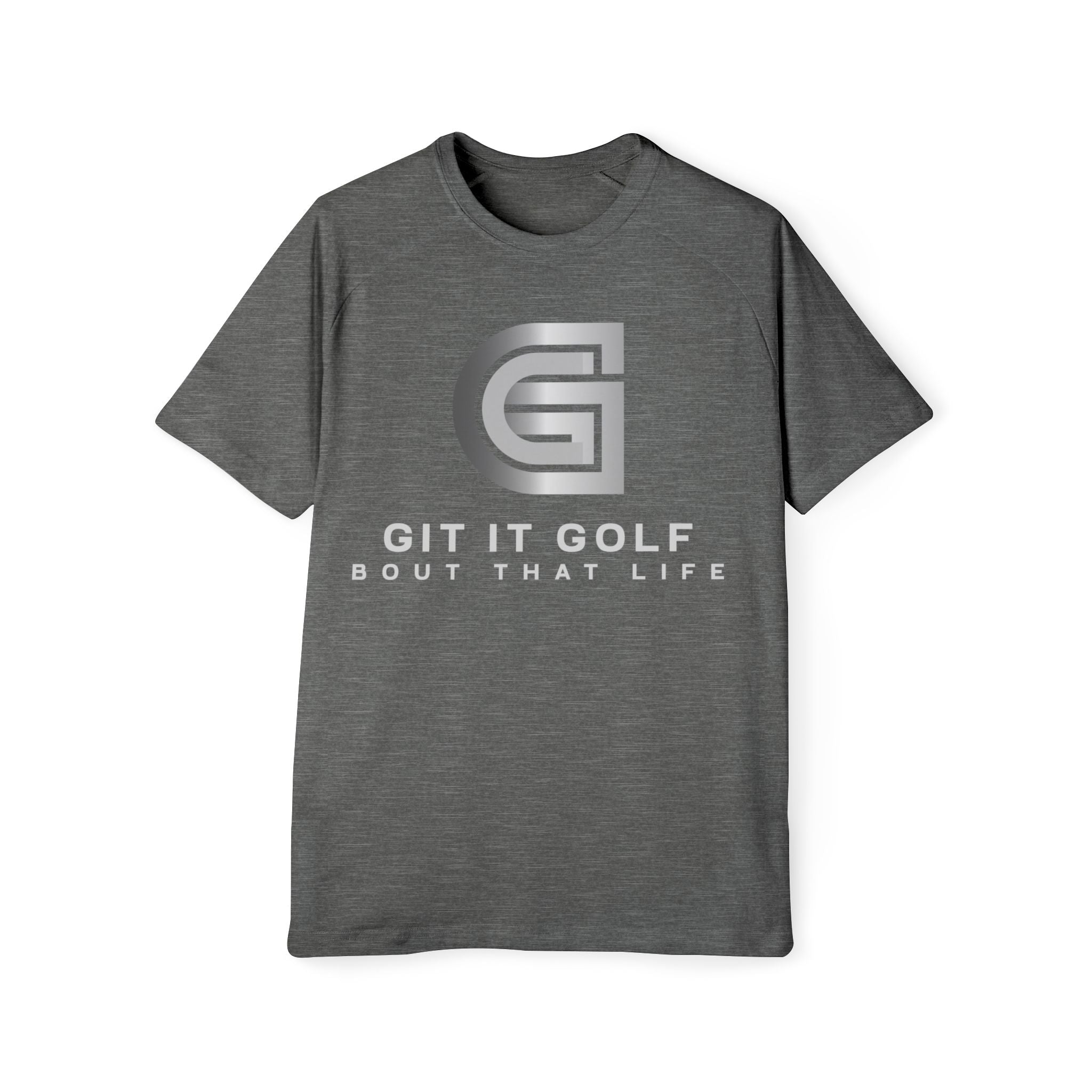 Men's Golf Motivation Raglan T-Shirt - Git It Golf, Sports Apparel, Gift for Golfers, Casual Wear, Golf Life Tee