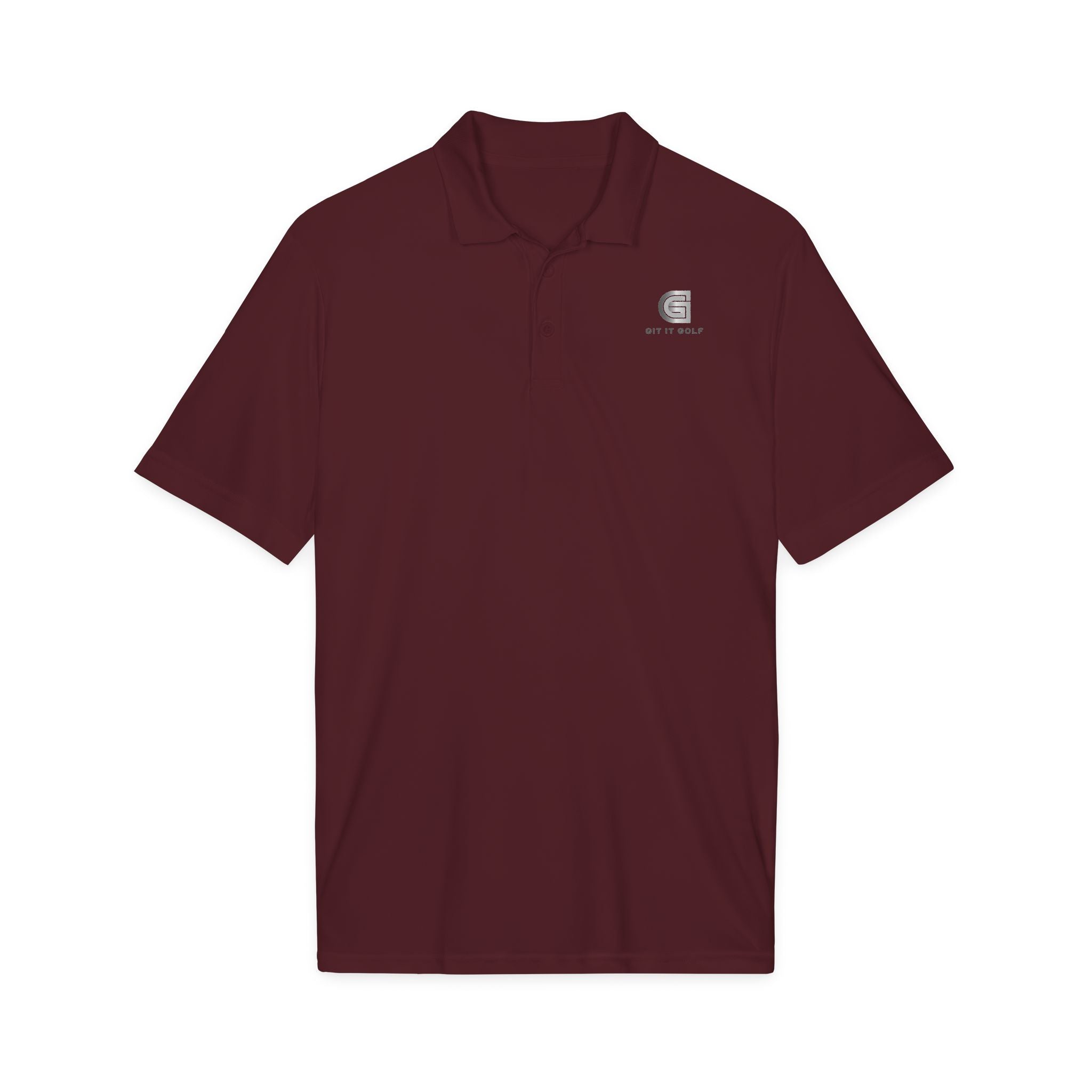 DTF Logo Polo — 'G' Crest with "GIT IT GOLF “Text