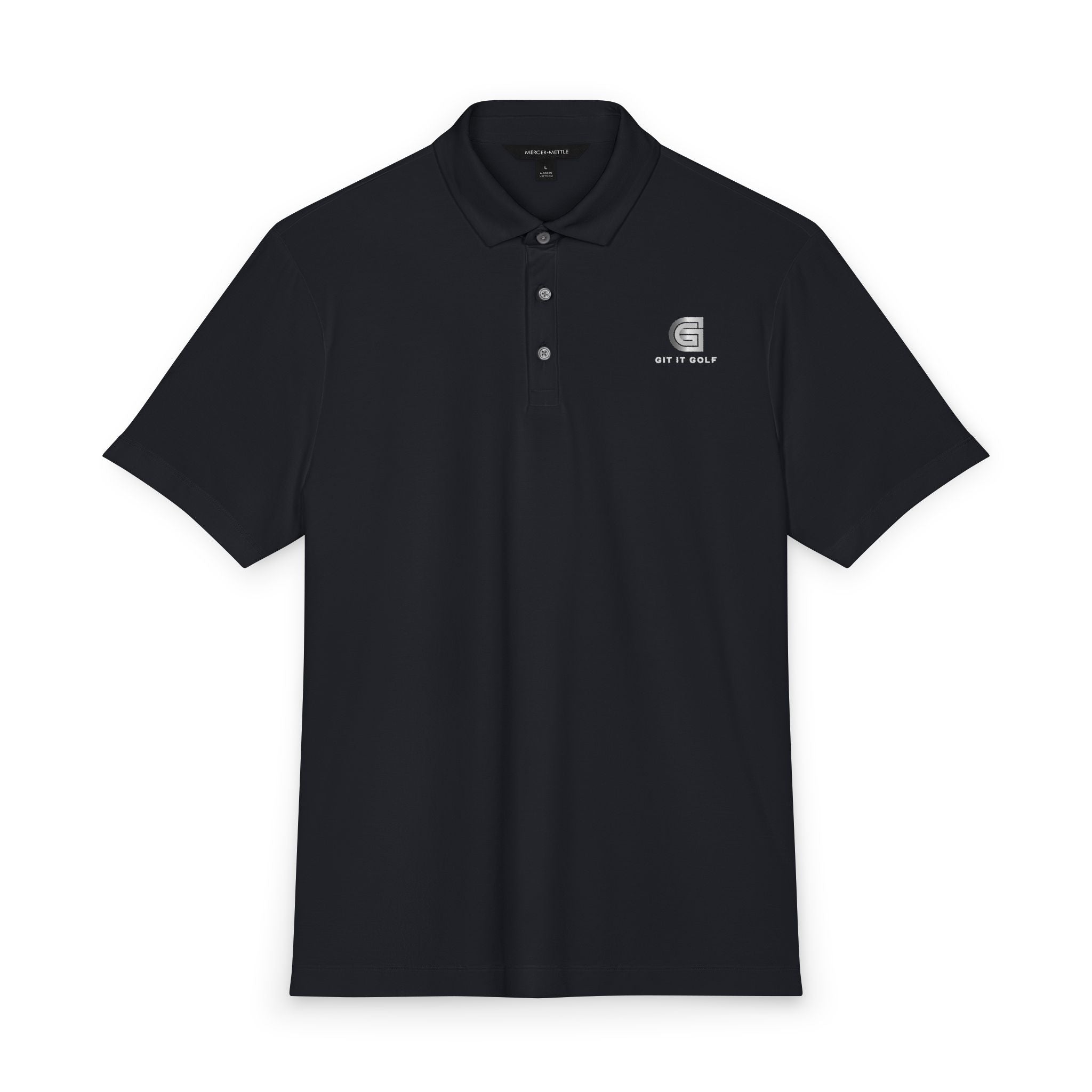 Men's Stretch Jersey Polo — Mercer+Mettle® Classic Performance Polo (Embroidered Chest)
