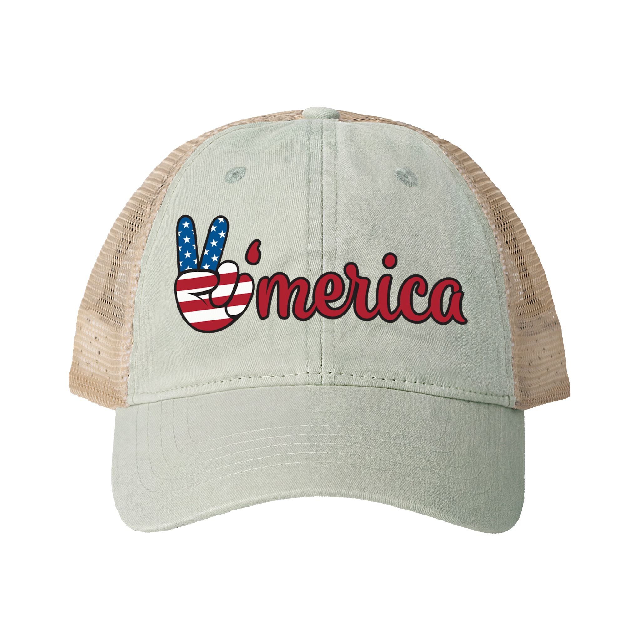 Women's Washed Mesh-Back Cap