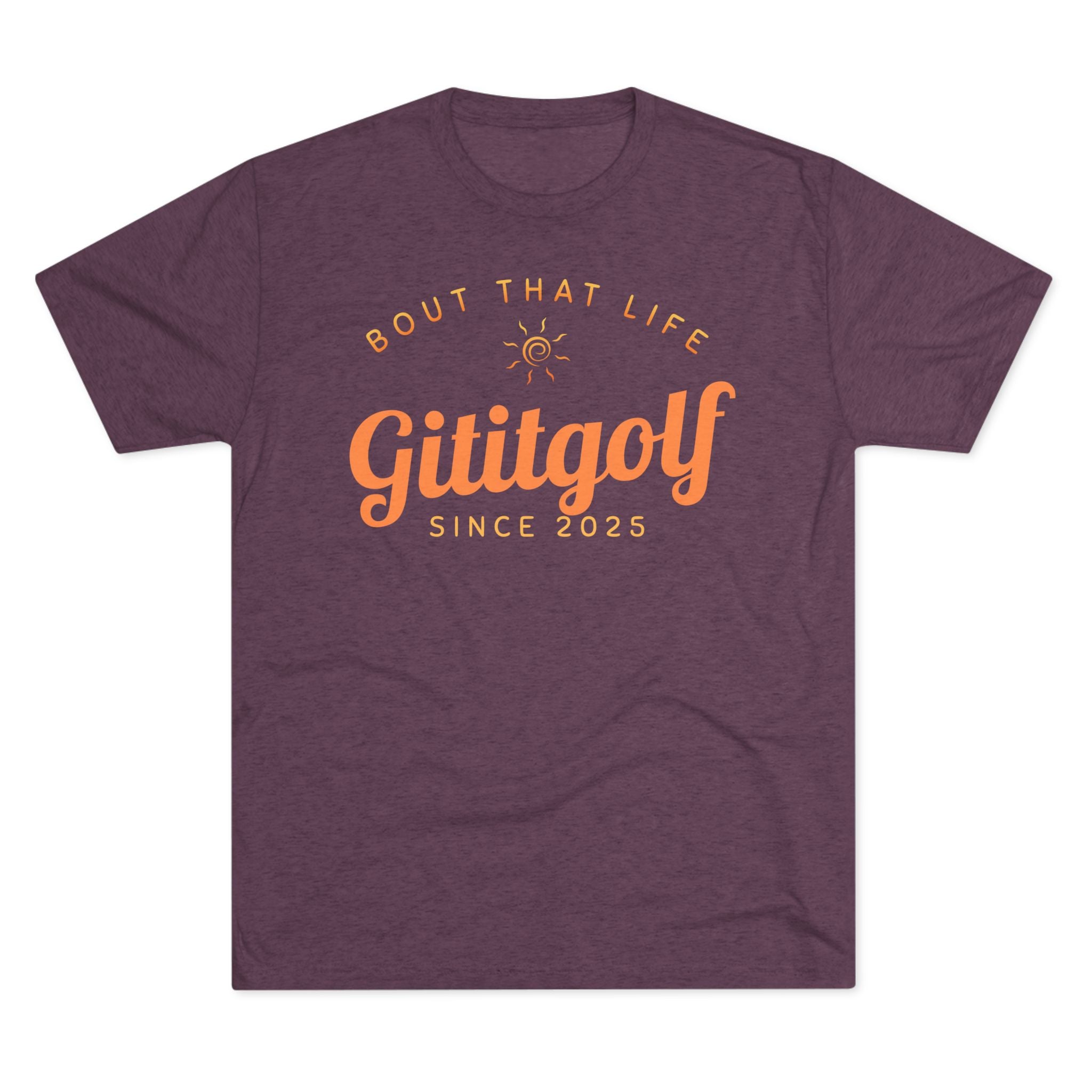 Gititgolf 'Bout That Life' Unisex Tee, Golf Shirt, Sports Apparel, Casual Wear, Gift for Golfers, Summer Style