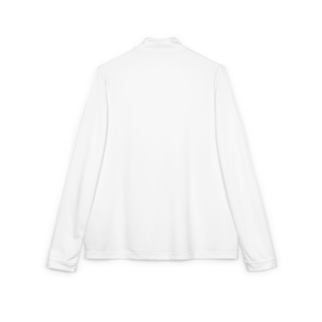 Embroidered Quarter‑Zip Pullover