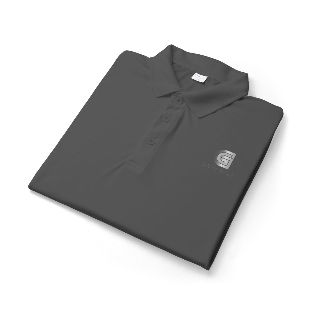 DTF Logo Polo — 'G' Crest with "GIT IT GOLF “Text