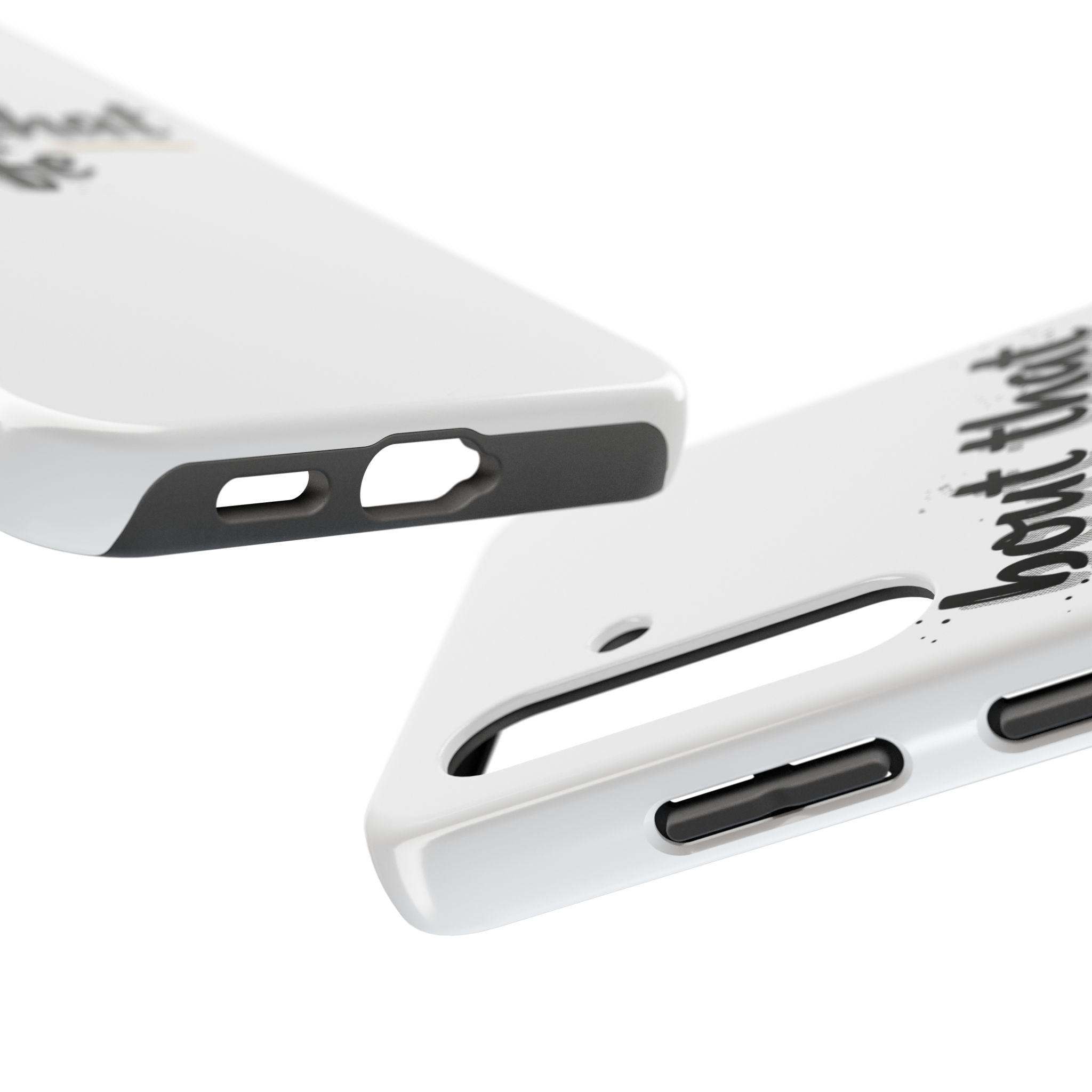 Phone Case — “bout that life” Minimal Protective Tough Case