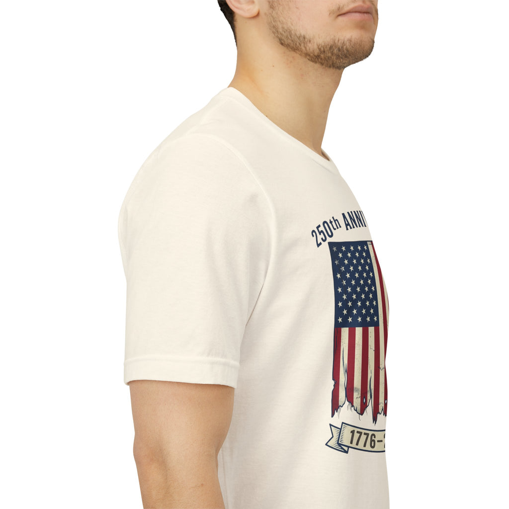 250th Anniversary American Flag Tee — 1776-2026 Bicentennial Patriotic T-Shirt