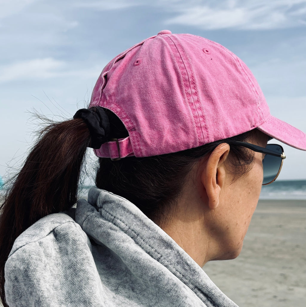 Women's Pigment-Dyed Cap with Fashion Undervisor (Embroidery)