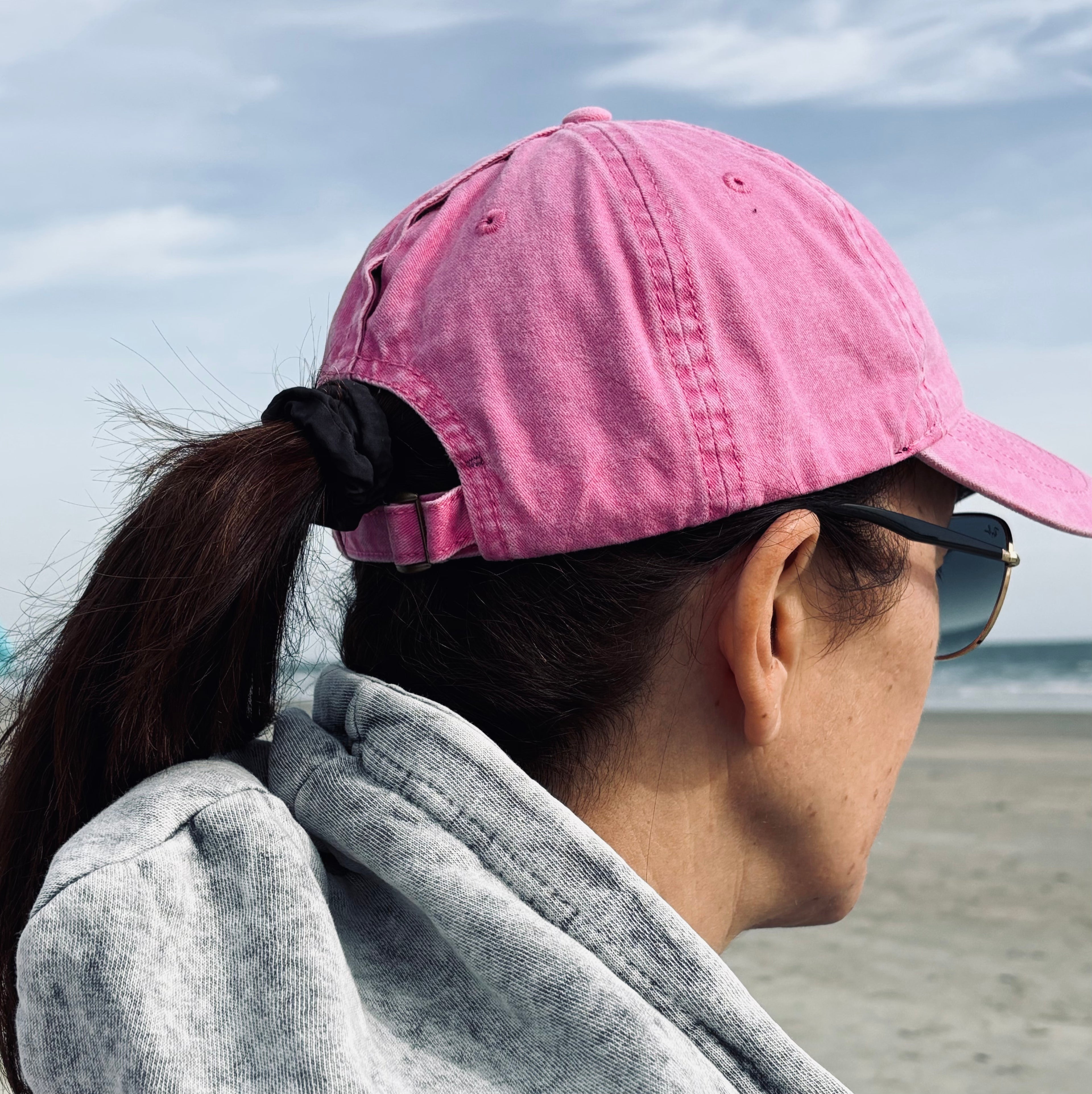 Women's Pigment-Dyed Cap with Fashion Undervisor (Embroidery)