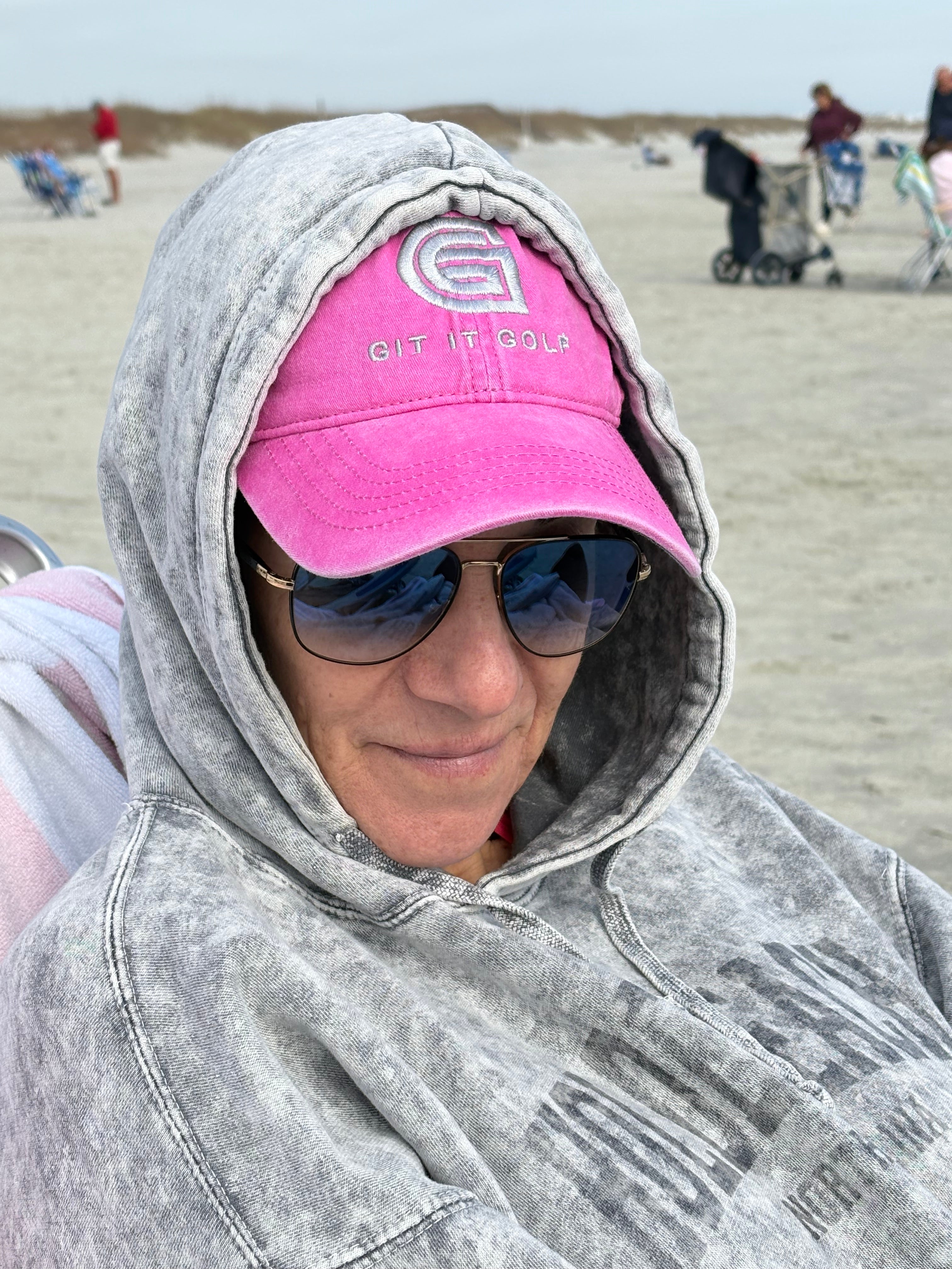 Women's Pigment-Dyed Cap with Fashion Undervisor (Embroidery)