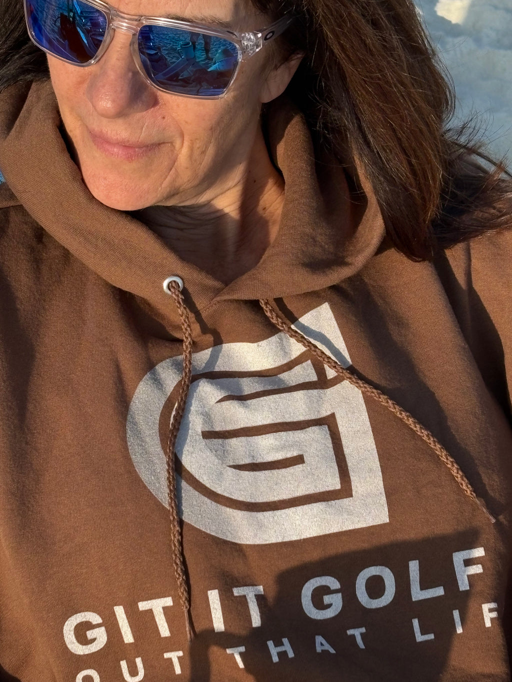 Golfing Lifestyle Hoodie, Unisex EcoSmart Pullover Sweatshirt, Casual Wear, Gift for Golf Lovers, Golf Apparel, Comfortable Sweatshirt