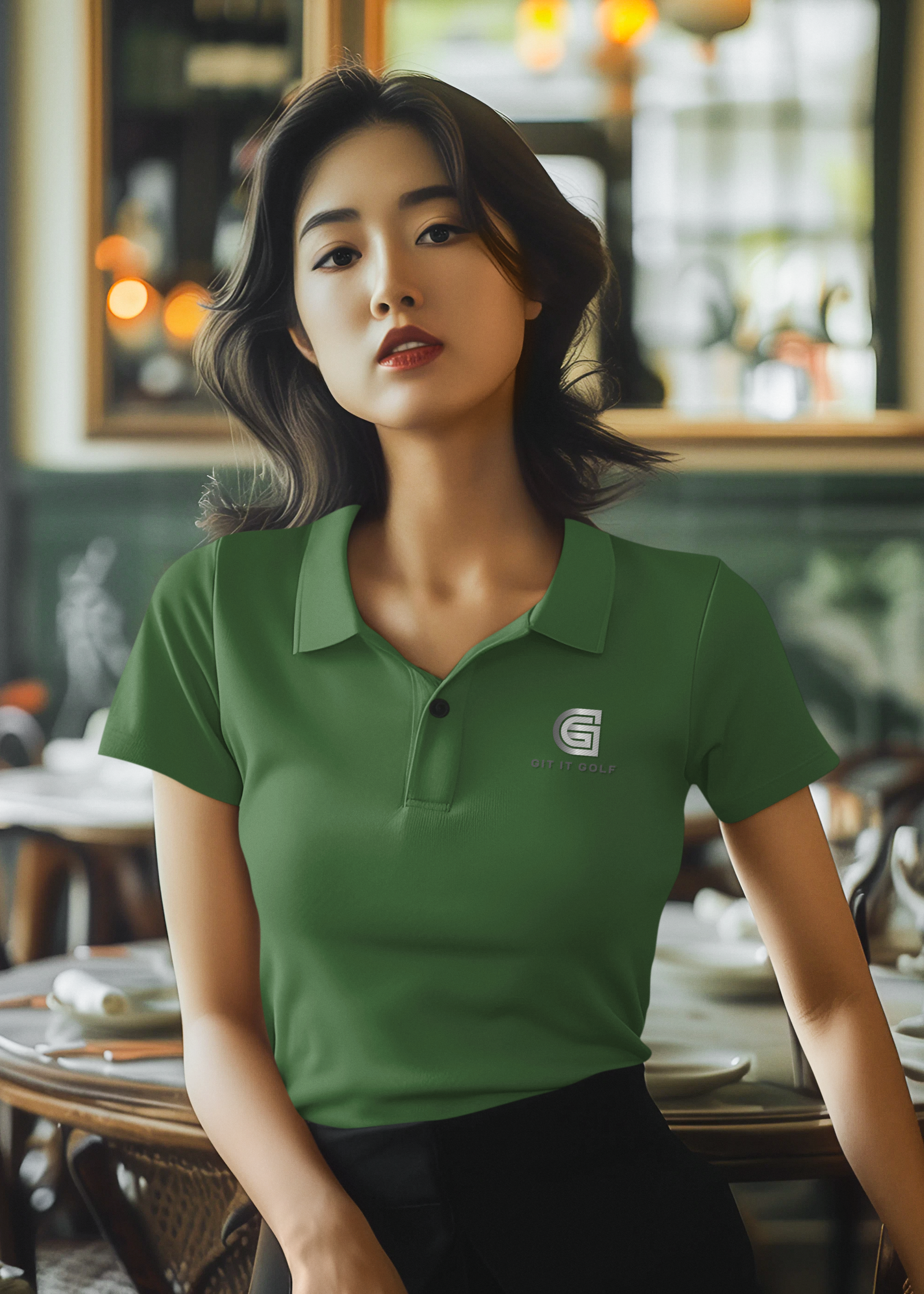 Stylish Ladies Polo Shirt, Casual Workwear, Golf Attire, Summer Fashion, Gift for Her, Everyday Comfort