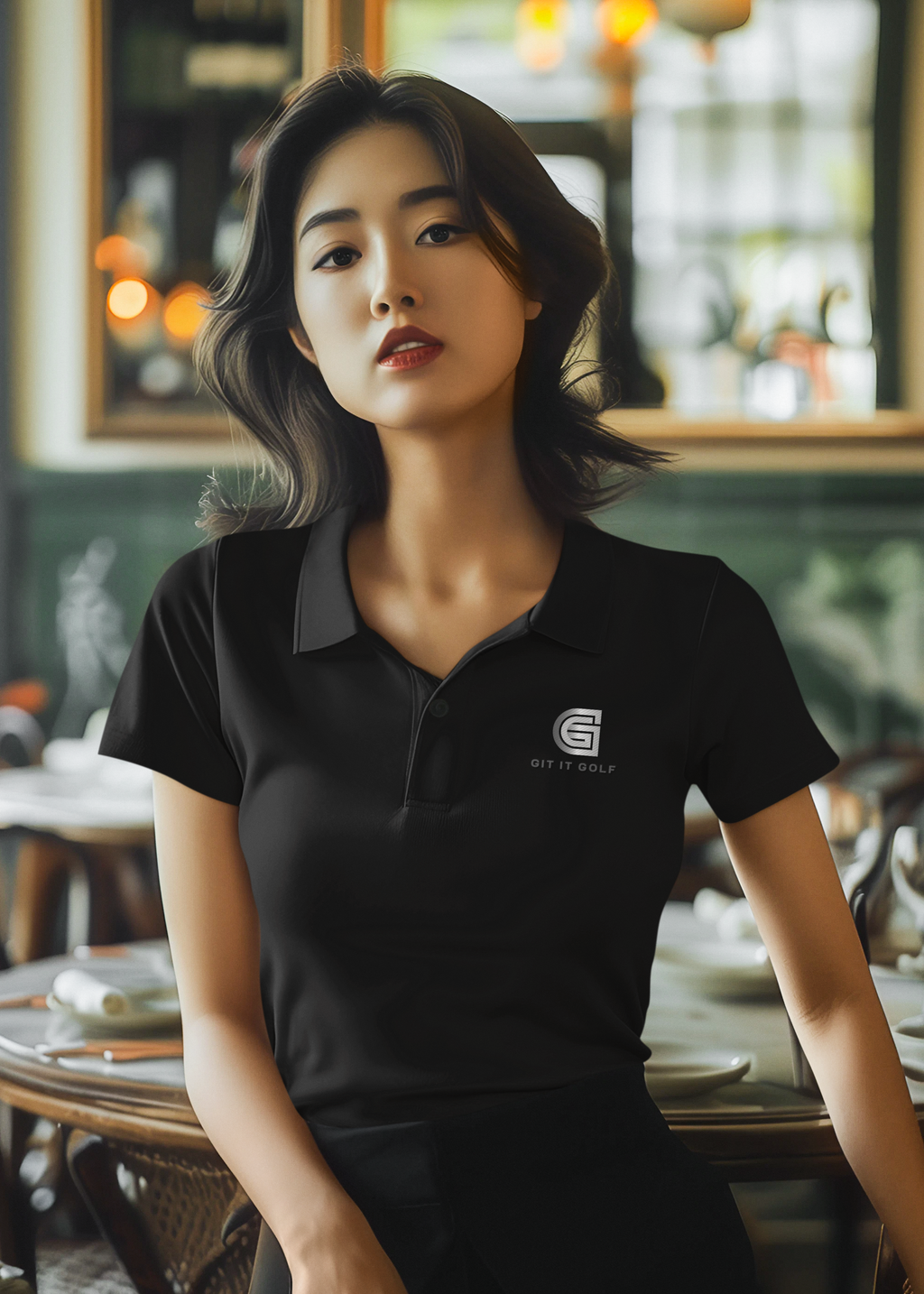 Stylish Ladies Polo Shirt, Casual Workwear, Golf Attire, Summer Fashion, Gift for Her, Everyday Comfort