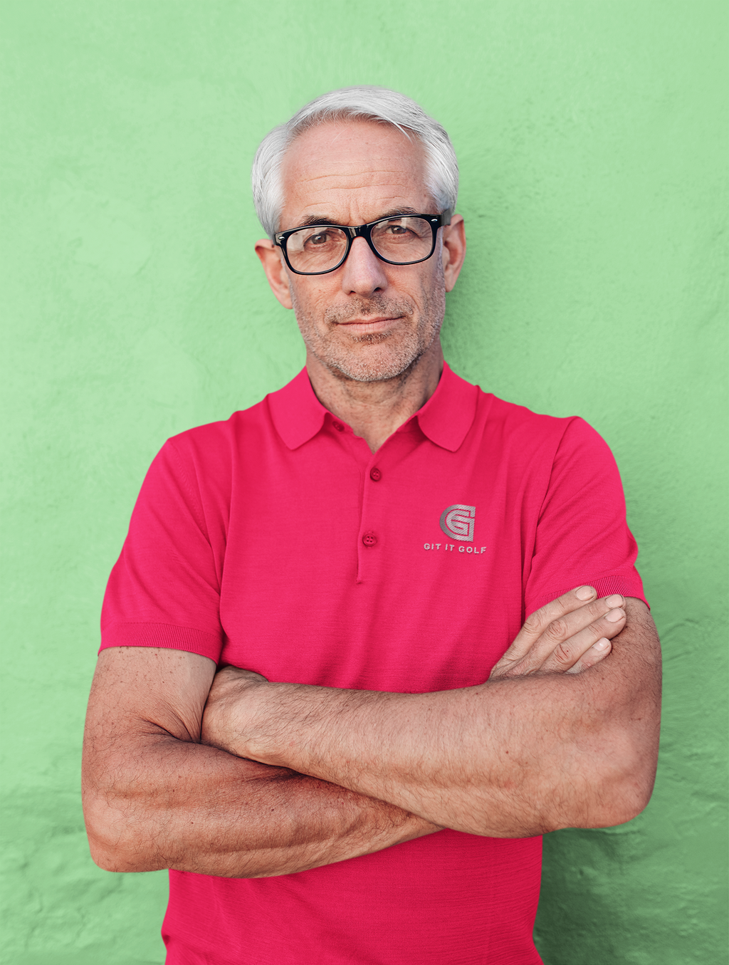 Men's Meridian Polo Shirt — C. T. Electric Embroidered Chest Logo