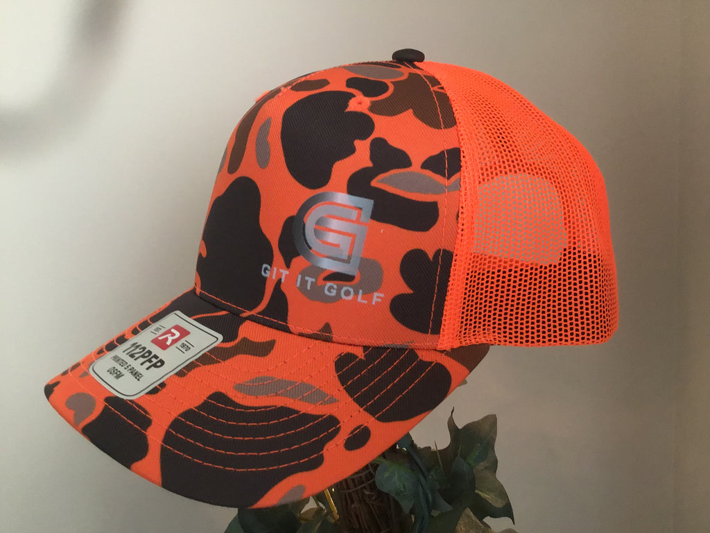 Git It Golf Trucker Hat — Men's Vintage Mesh Golf Cap