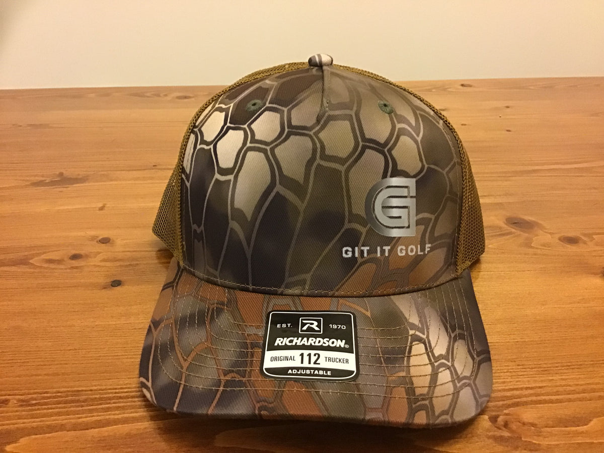 Git It Golf Trucker Hat — Men's Vintage Mesh Golf Cap