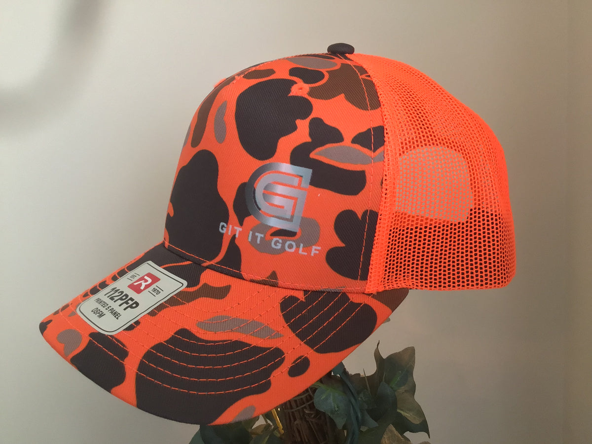 Git It Golf Trucker Hat — Men's Vintage Mesh Golf Cap