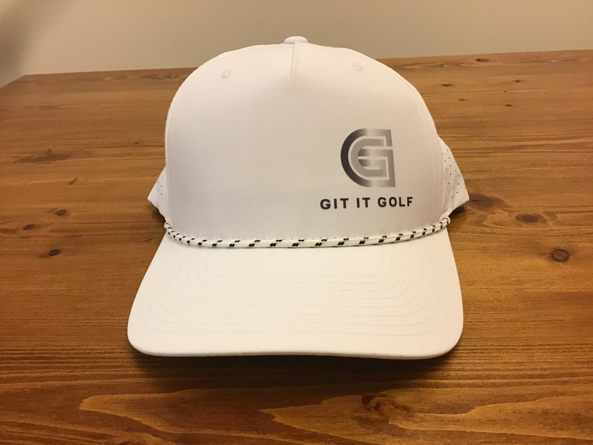 Golf Rope Snapback Cap — Git It Golf Logo Performance Hat