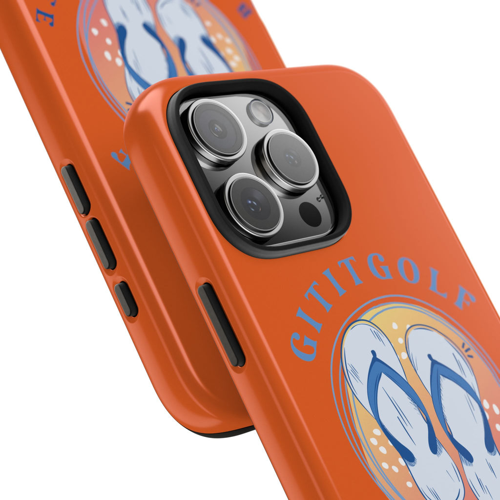 Tough Phone Case — GitItGolf 'Bout That Life Flip-Flop Design