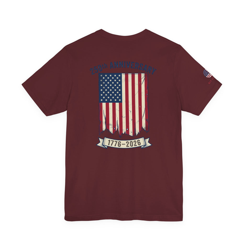 1776–2026 250th Anniversary Flag T-Shirt