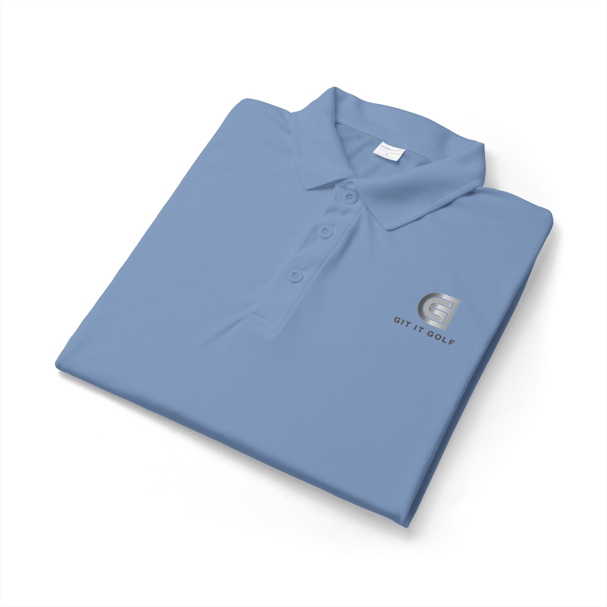 DTF Logo Polo — 'G' Crest with "GIT IT GOLF “Text