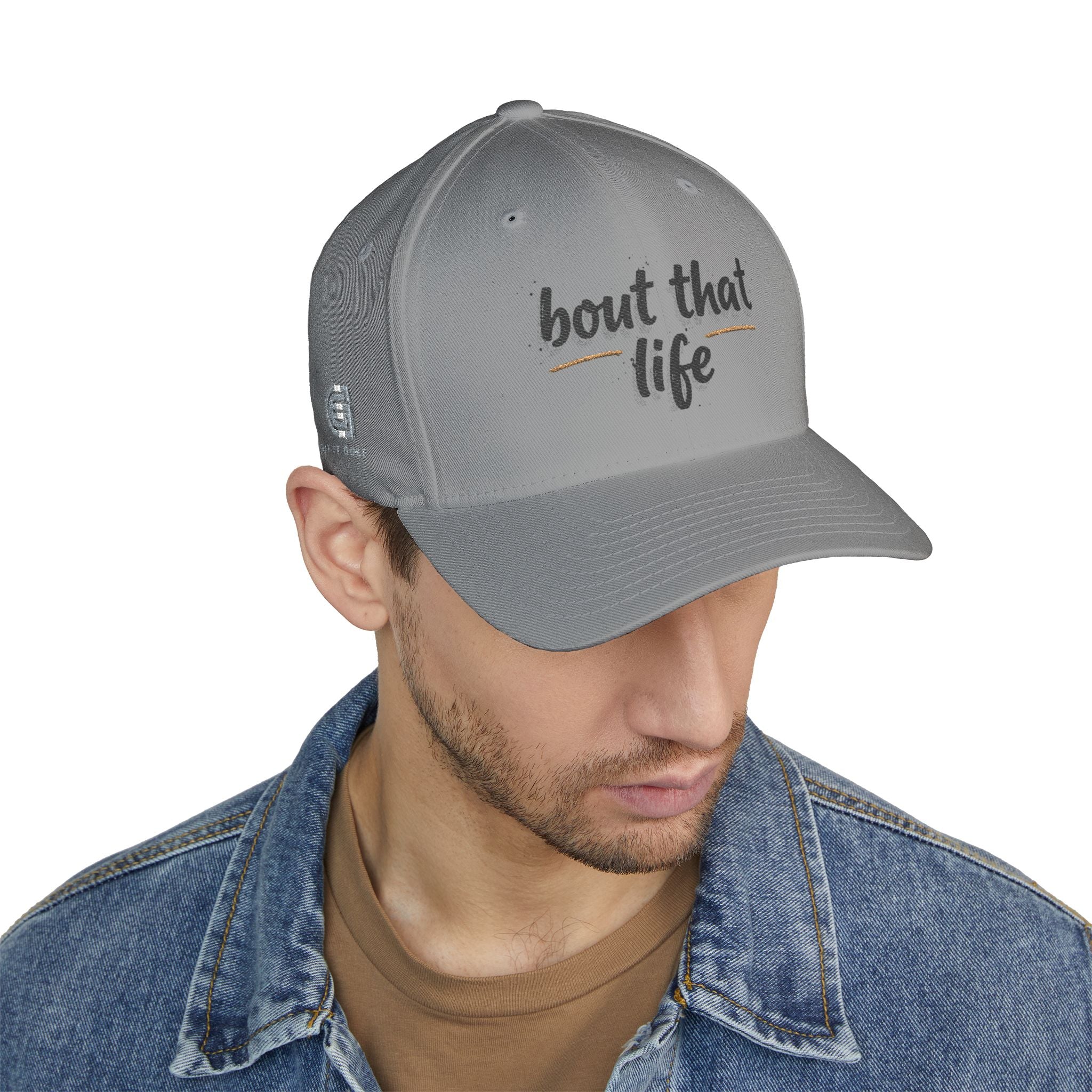 Embroidered 'bout that life' Baseball Cap