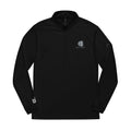 Embroidered Quarter‑Zip Pullover