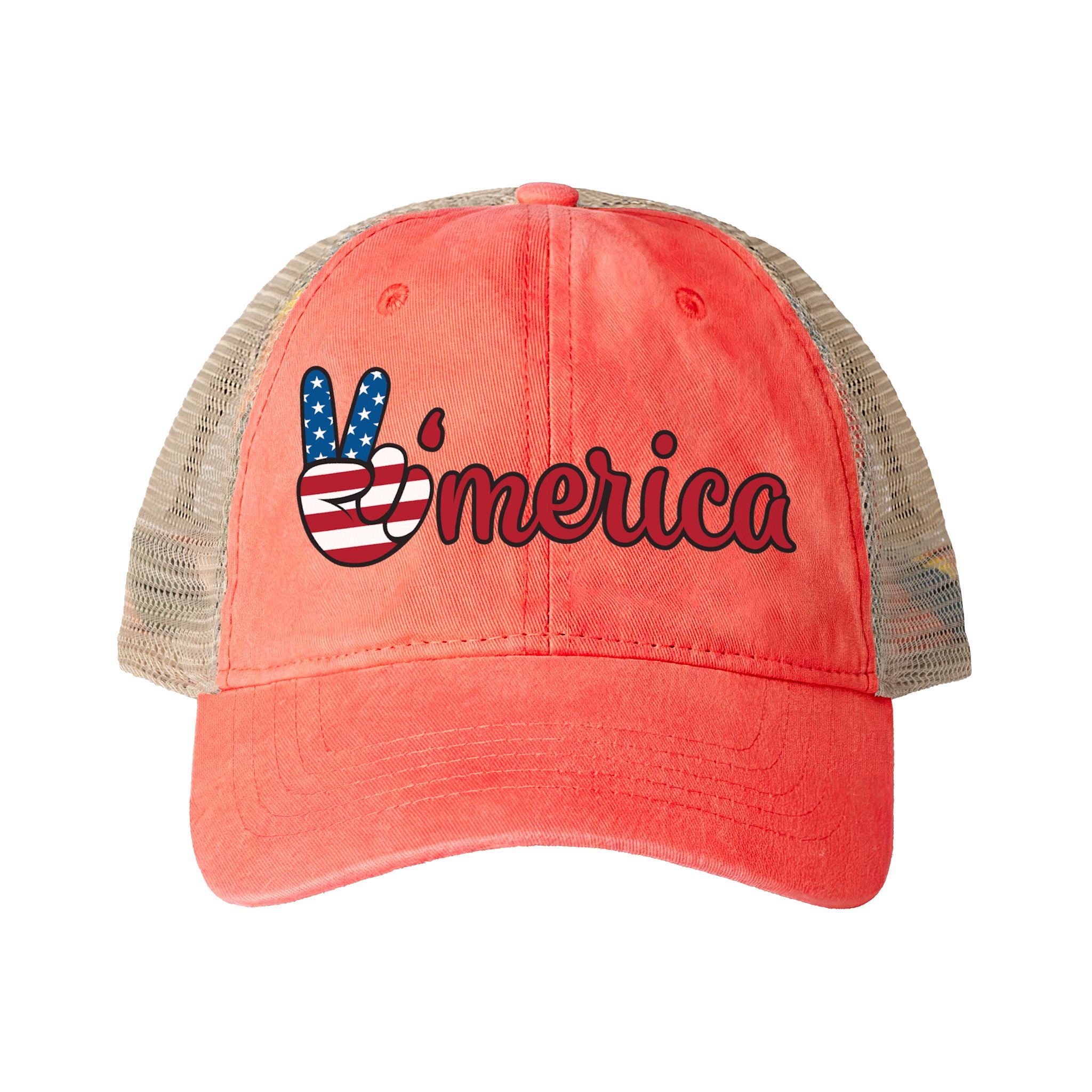 Women's Washed Mesh-Back Cap