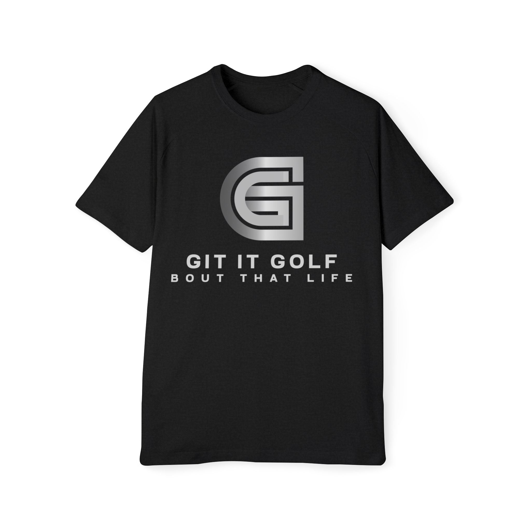Men's Golf Motivation Raglan T-Shirt - Git It Golf, Sports Apparel, Gift for Golfers, Casual Wear, Golf Life Tee