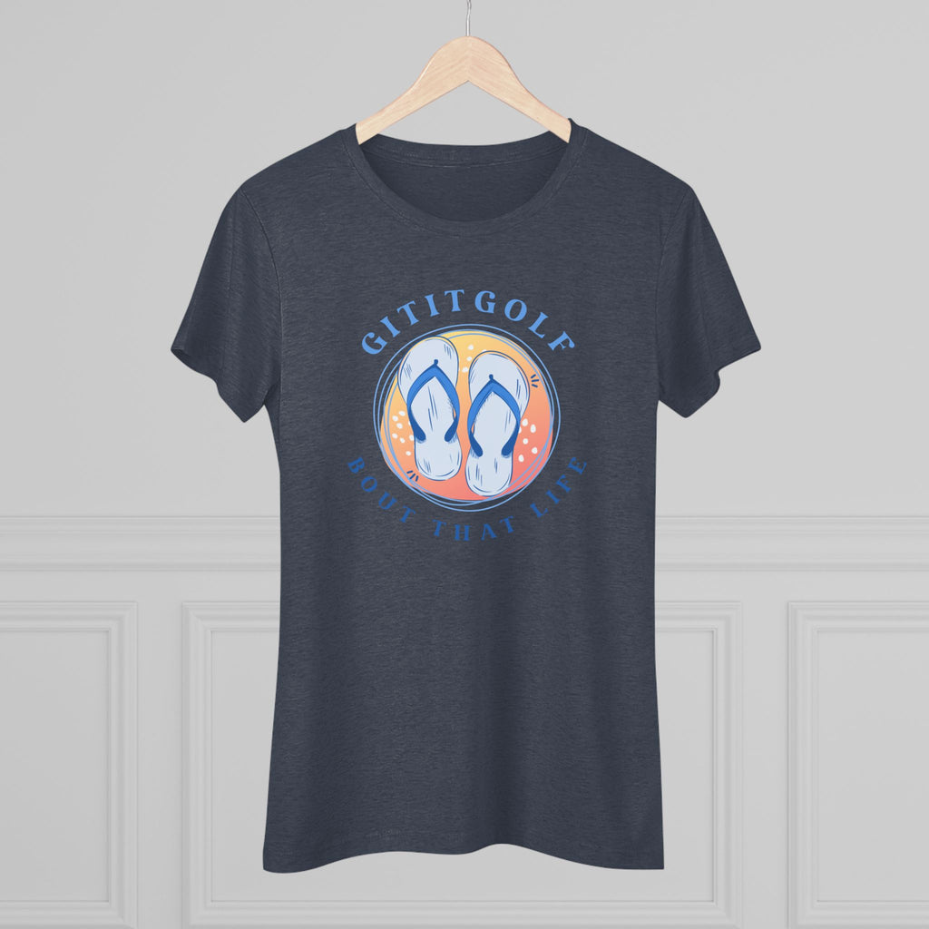 Golf-Inspired Women's Triblend Tee - Perfect for Golf Lovers, Casual Wear, Summer Outings, Gifts, and Celebration Days