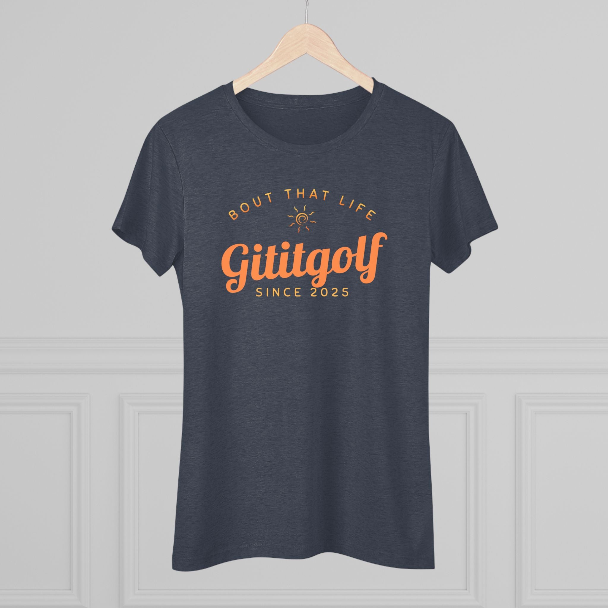 Women's Golf-Inspired Triblend Tee - Perfect for Golf Lovers, Casual Wear, Unique Gift, Active Lifestyle, Soft and Comfy Top