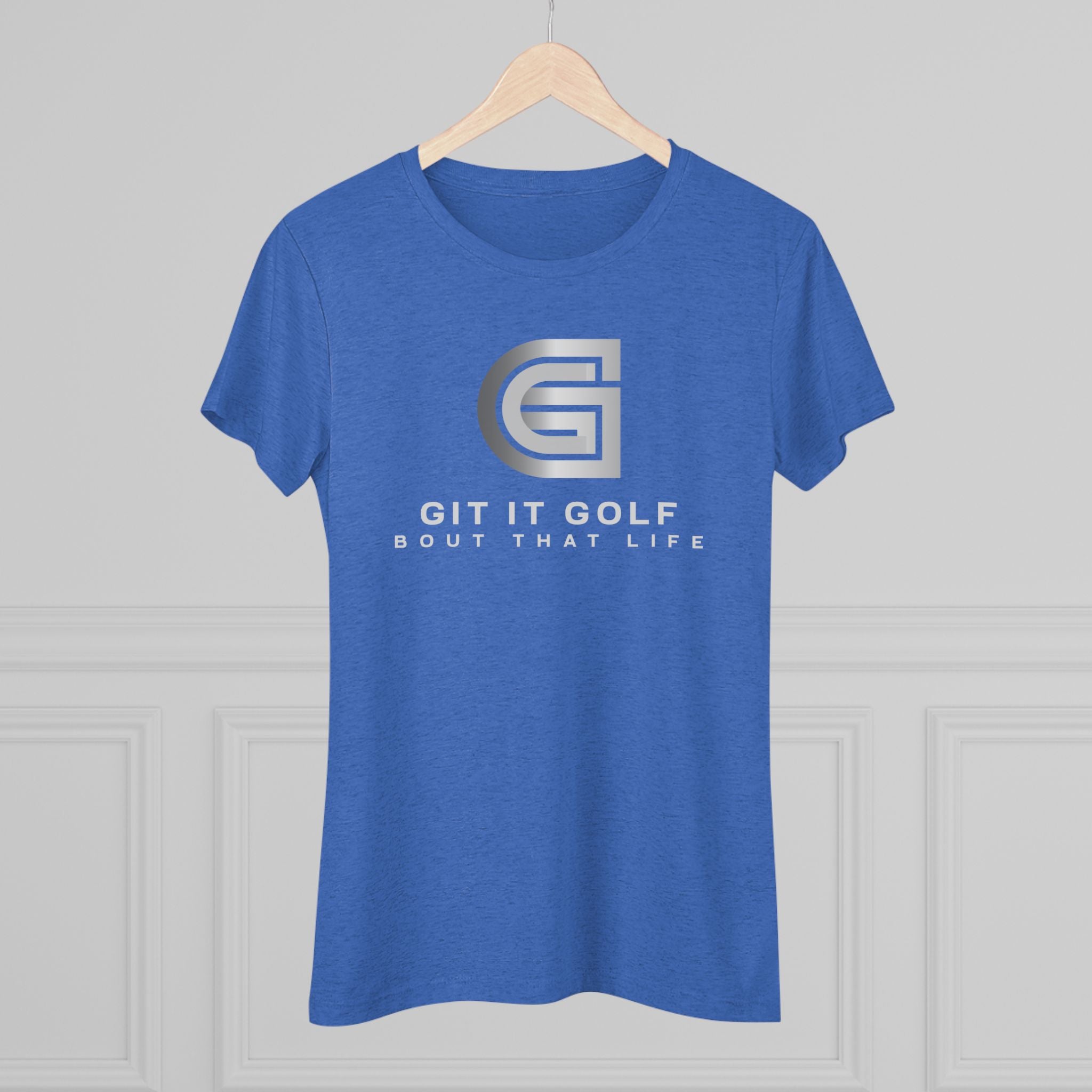 Women's Golf Triblend Tee - Perfect for Golf Lovers, Sports Events, Casual Wear, Gift for Her, Outdoor Activities