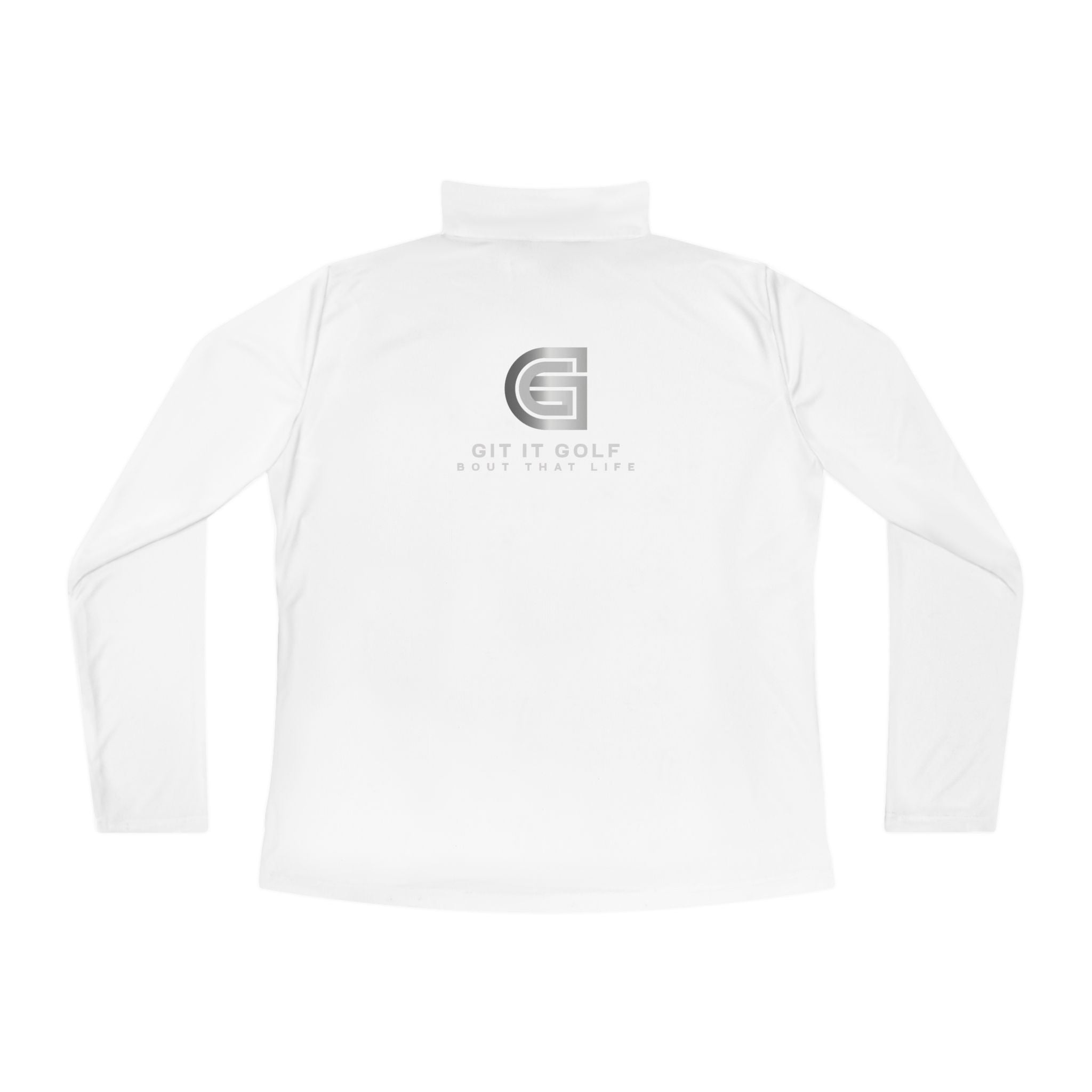 Ladies Quarter-Zip Pullover — Golf Performance Half-Zip with 'Git It Golf' Logo