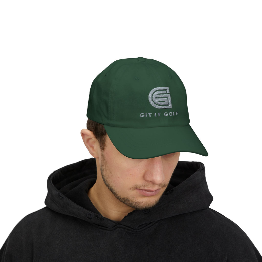 Trendy Dad Cap with Glitter Logo - Perfect for Golf Lovers, Outdoor Events, Gifts for Dad, Casual Style