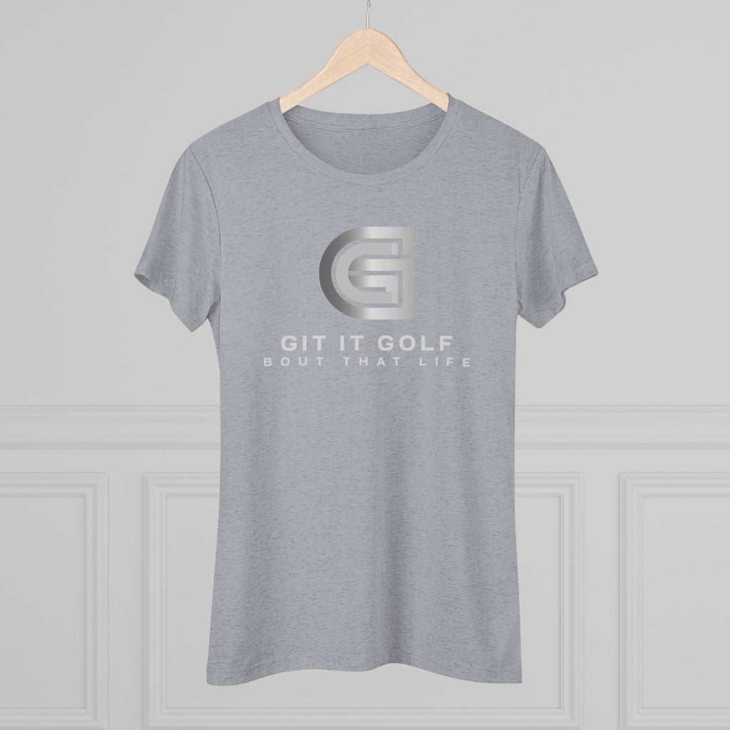 Women's Golf Triblend Tee - Perfect for Golf Lovers, Sports Events, Casual Wear, Gift for Her, Outdoor Activities