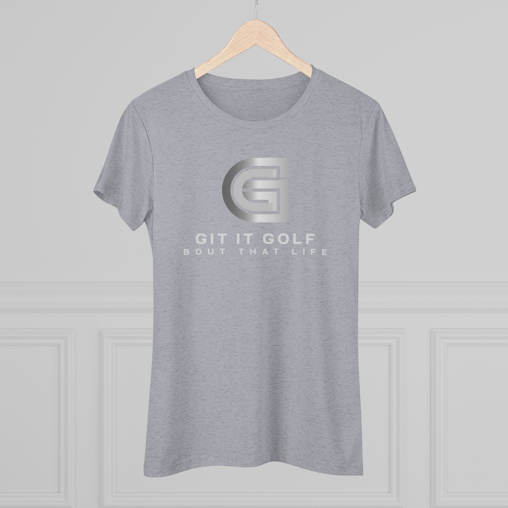 Women's Golf Triblend Tee - Perfect for Golf Lovers, Sports Events, Casual Wear, Gift for Her, Outdoor Activities