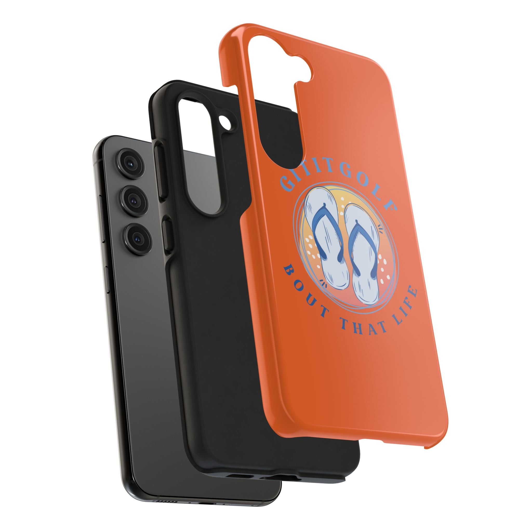 Tough Phone Case — GitItGolf 'Bout That Life Flip-Flop Design