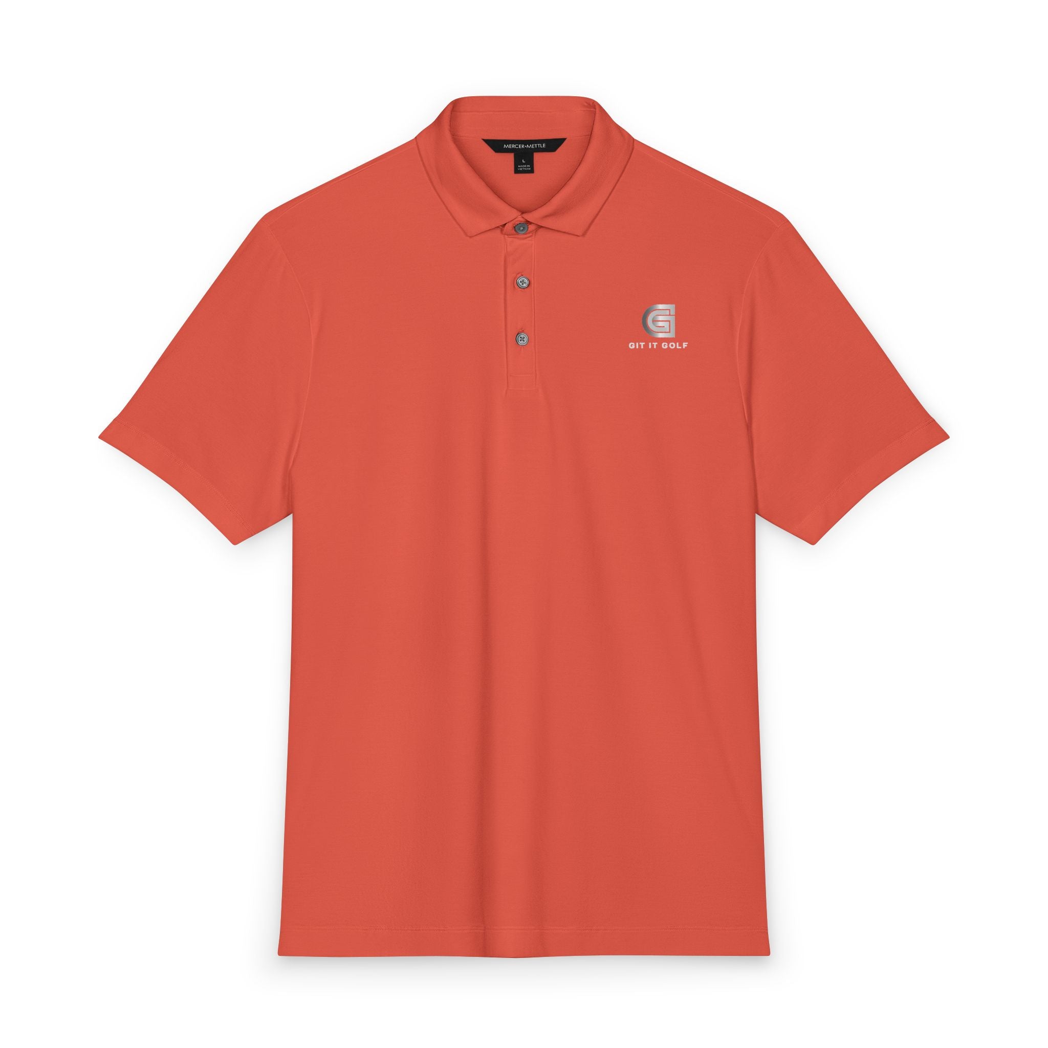 Men's Stretch Jersey Polo — Mercer+Mettle® Classic Performance Polo (Embroidered Chest)