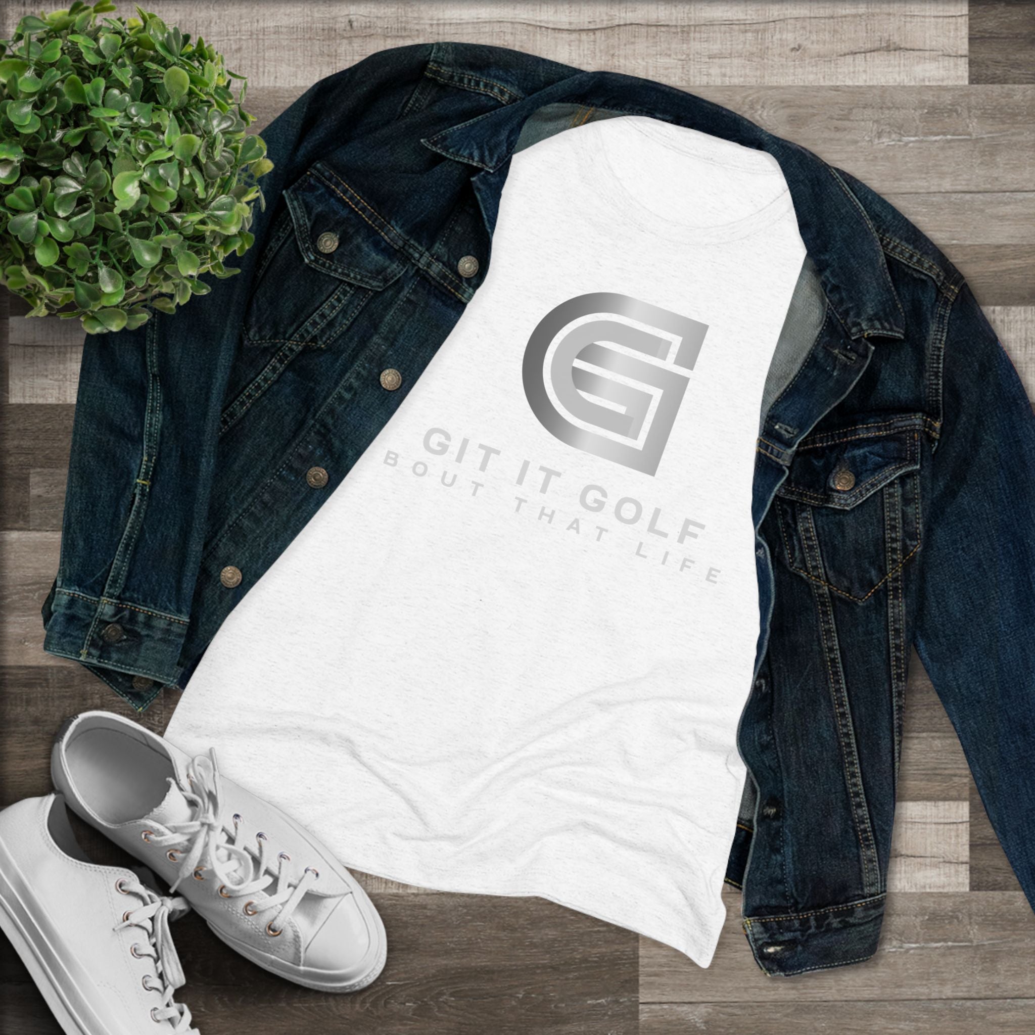 Women's Golf Triblend Tee - Perfect for Golf Lovers, Sports Events, Casual Wear, Gift for Her, Outdoor Activities